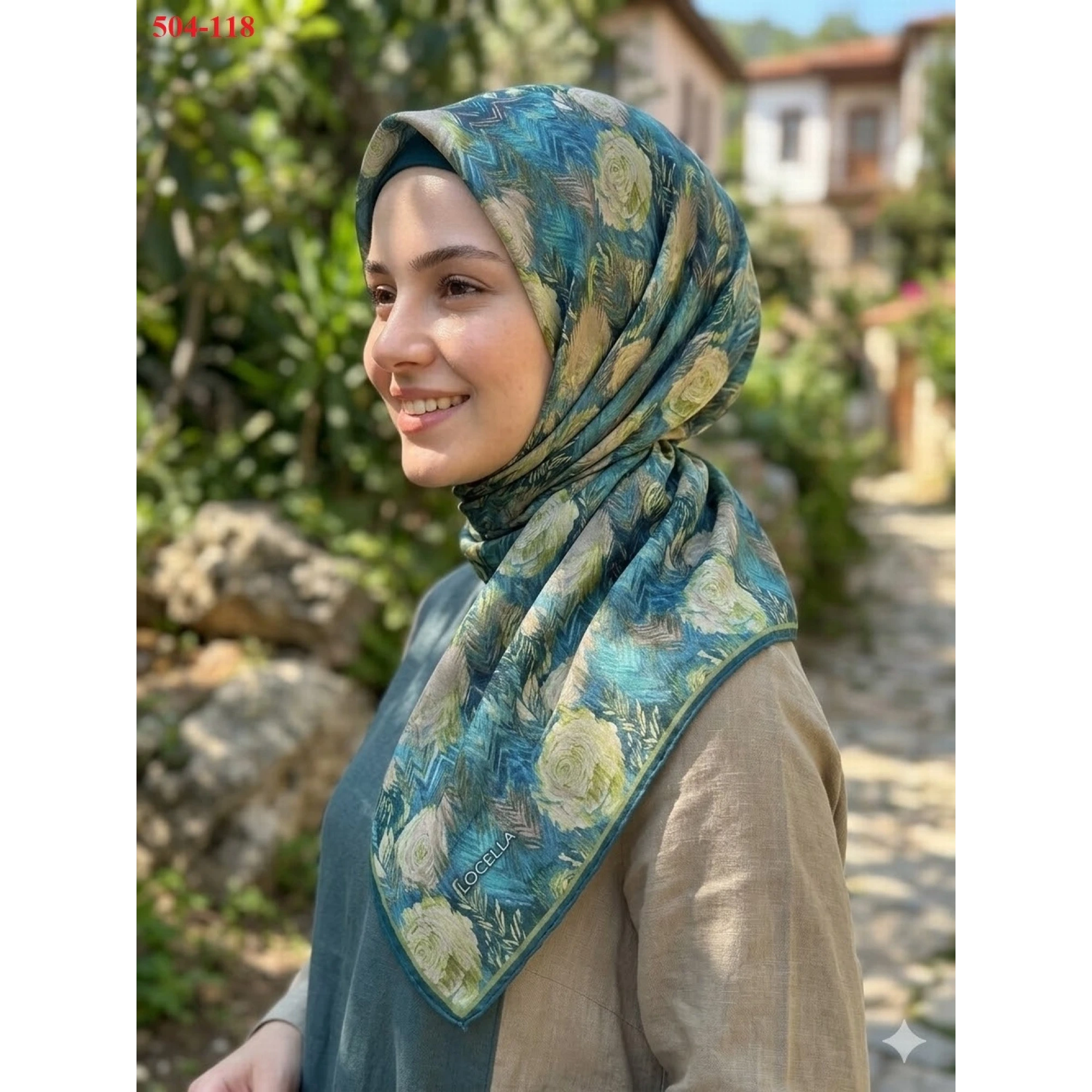 Locella Soft Pamuk Eşarp 504-118