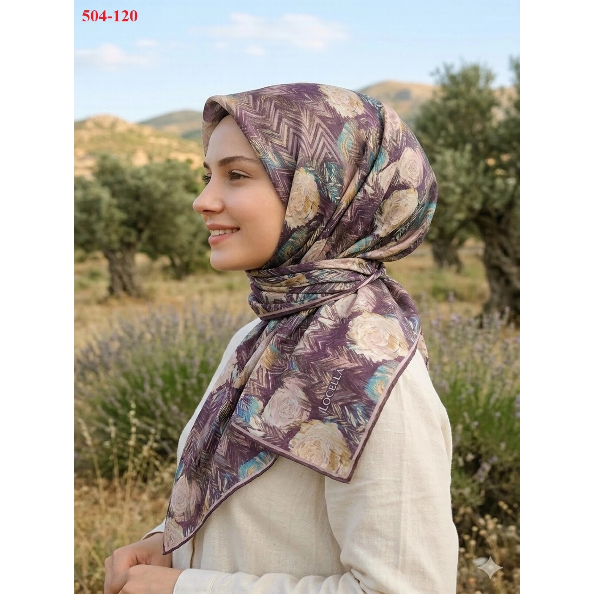 Locella Soft Pamuk Eşarp 504-120