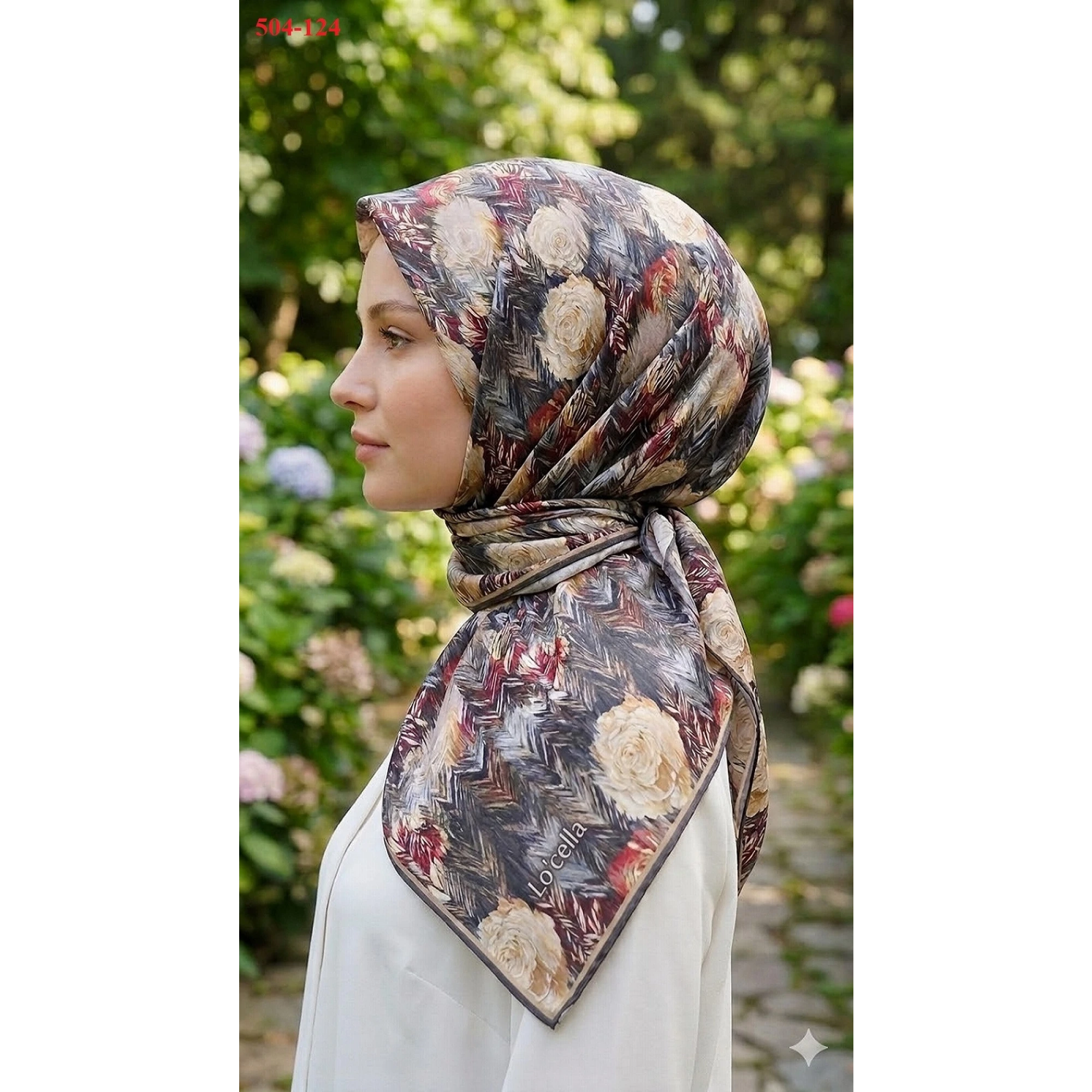 Locella Soft Pamuk Eşarp 504-124