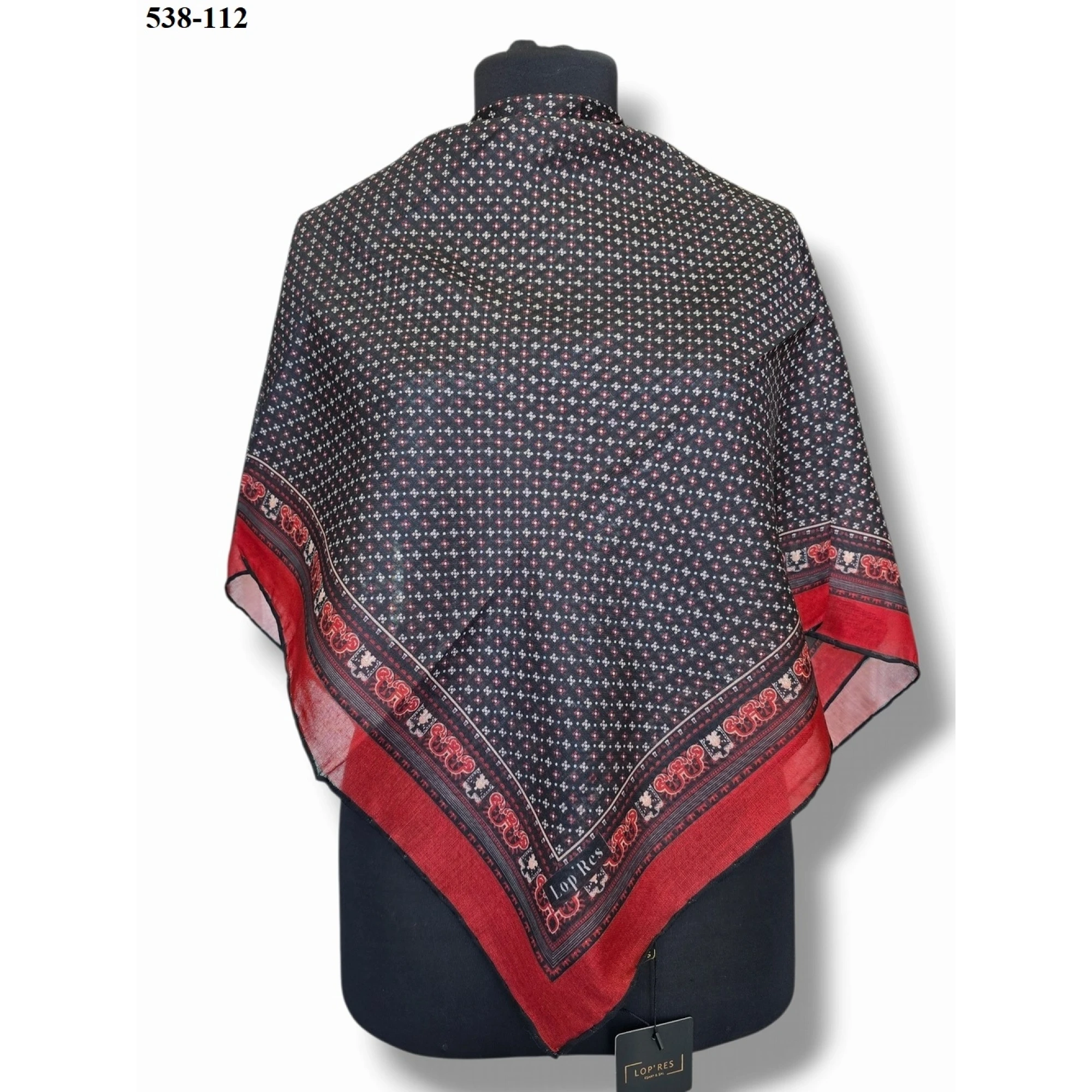 Lopres Dijital Soft Pamuk Eşarp 538-112