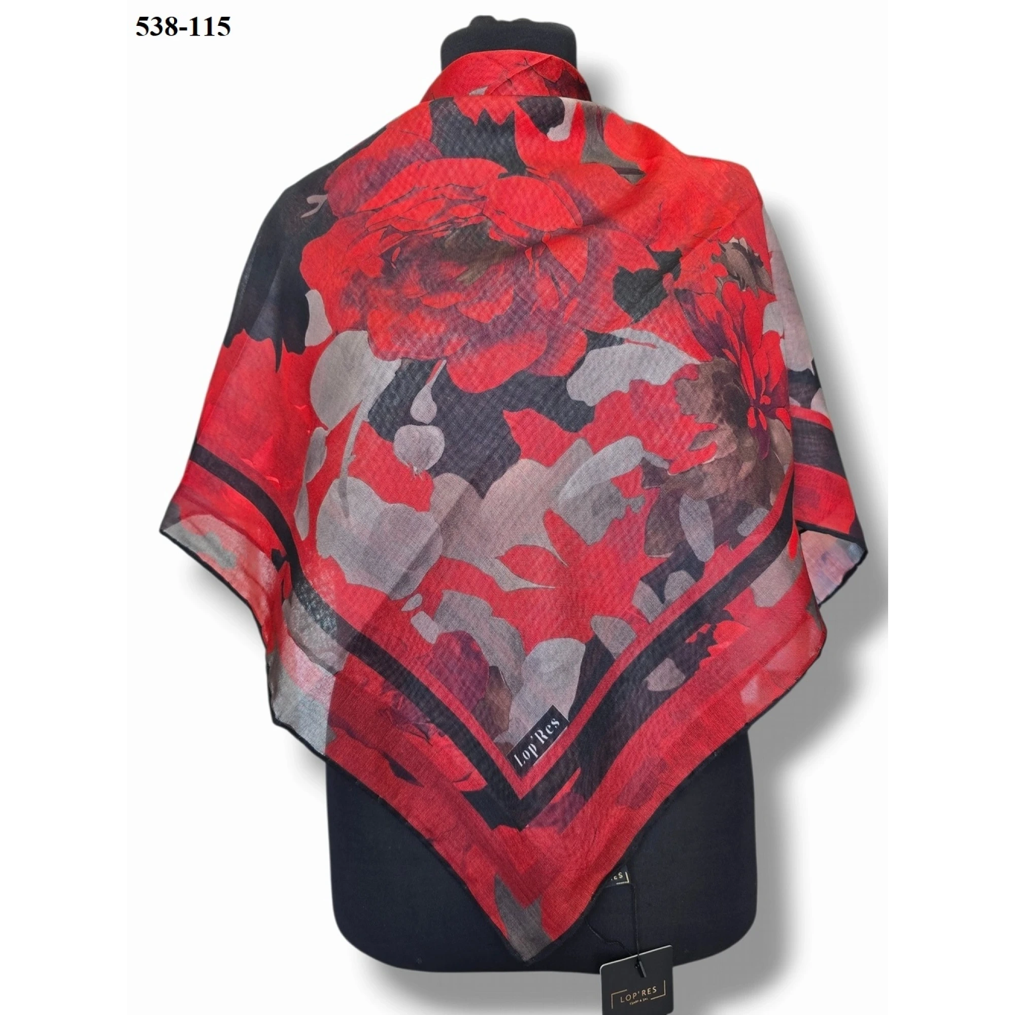 Lopres Dijital Soft Pamuk Eşarp 538-115