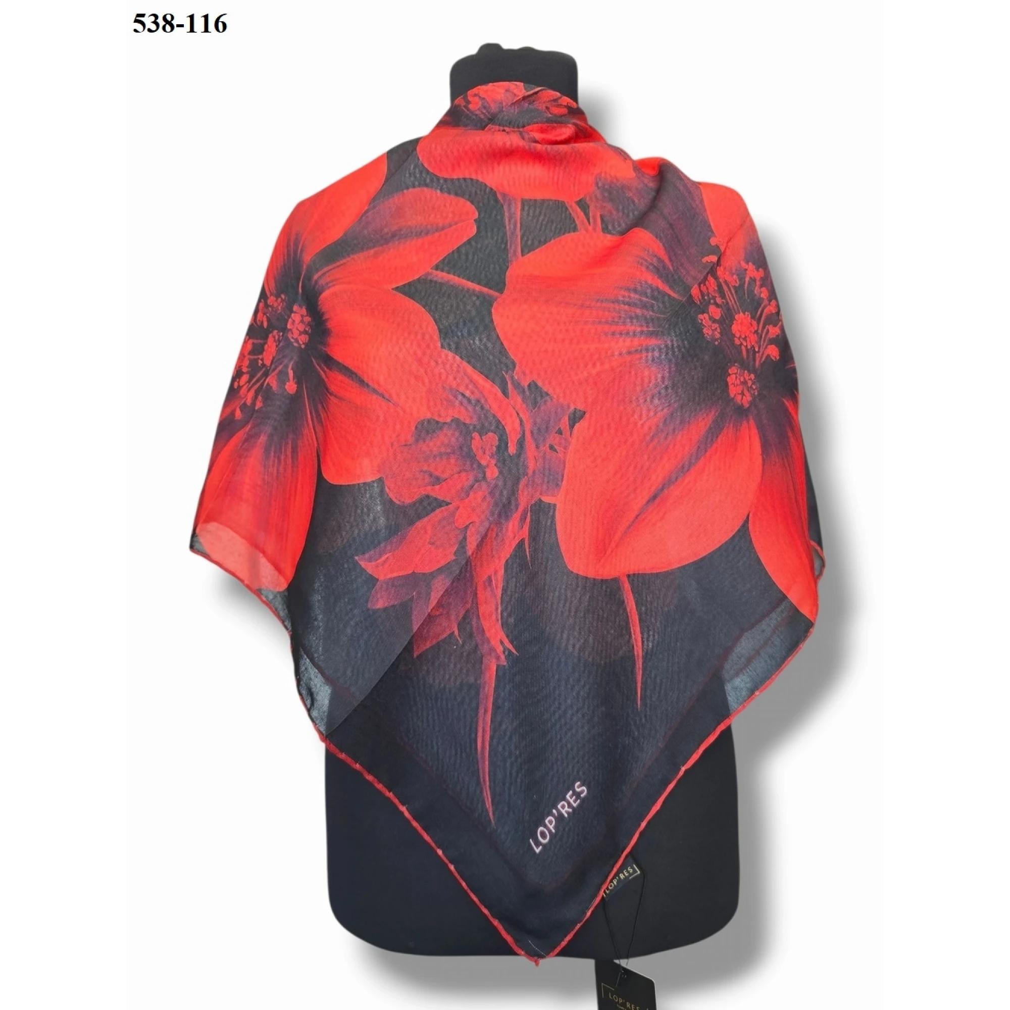 Lopres Dijital Soft Pamuk Eşarp 538-116