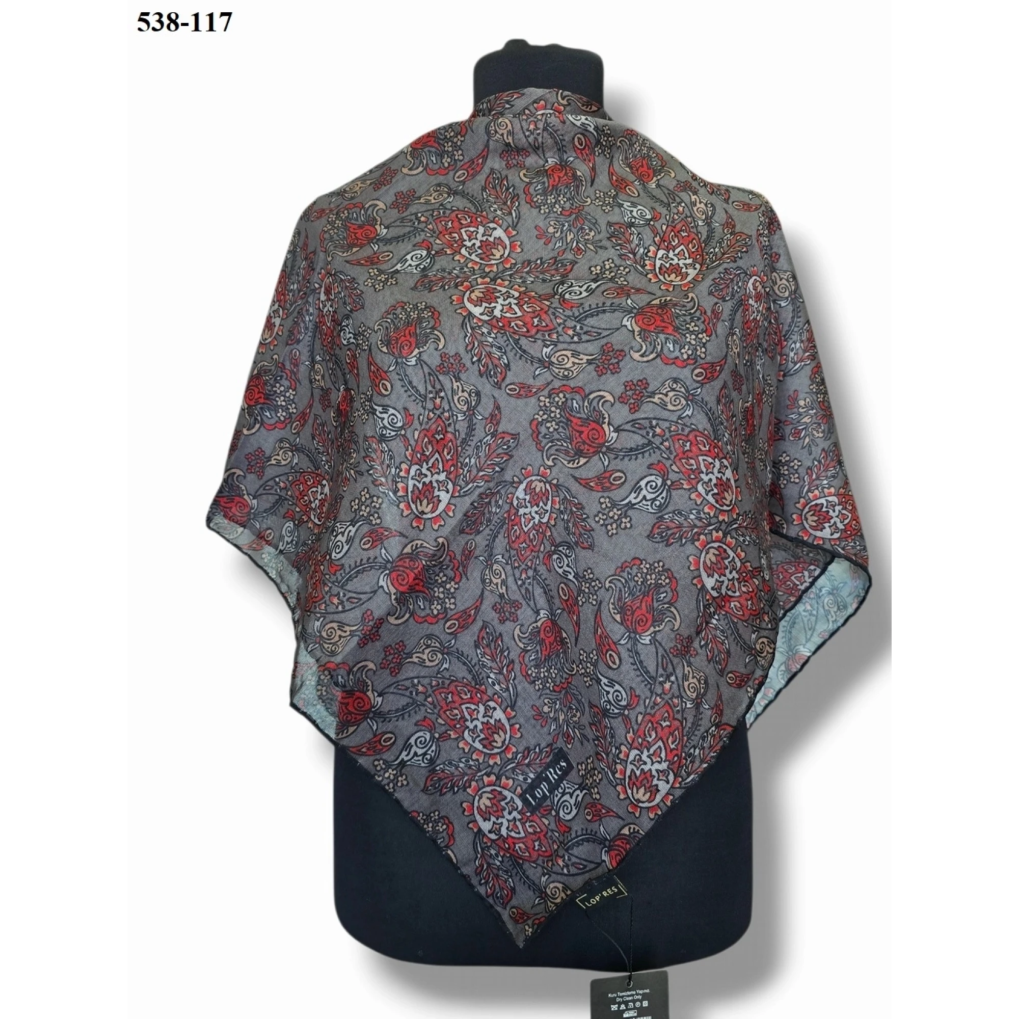 Lopres Dijital Soft Pamuk Eşarp 538-117