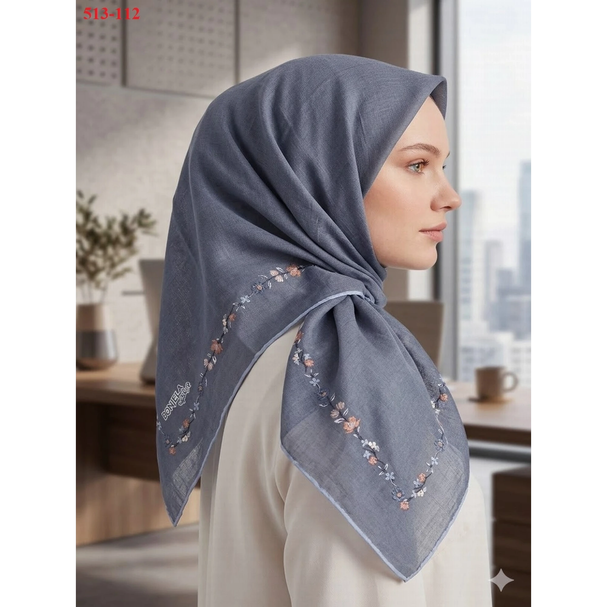 Bonjela Soft Pamuk Eşarp 513-112