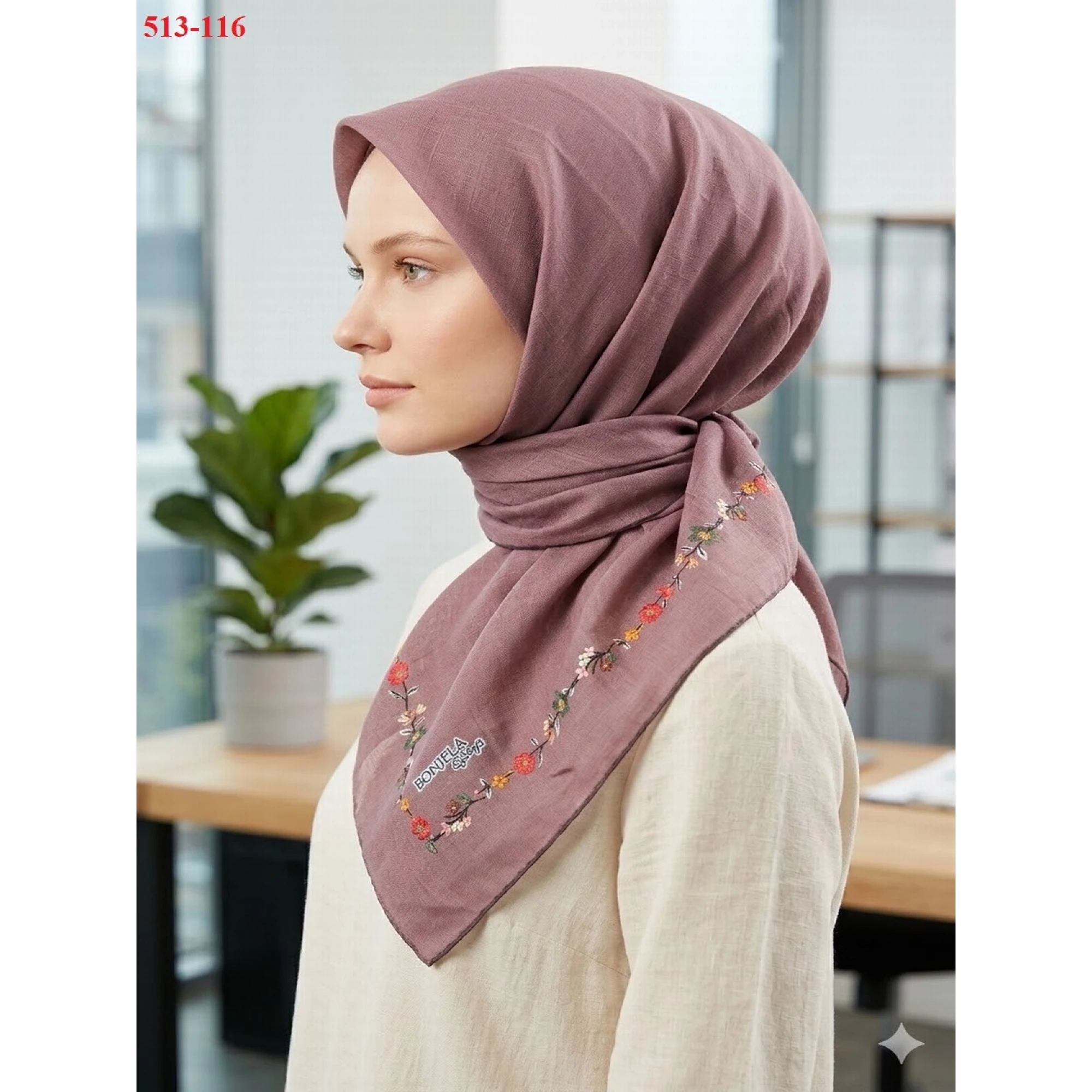 Bonjela Soft Pamuk Eşarp 513-116