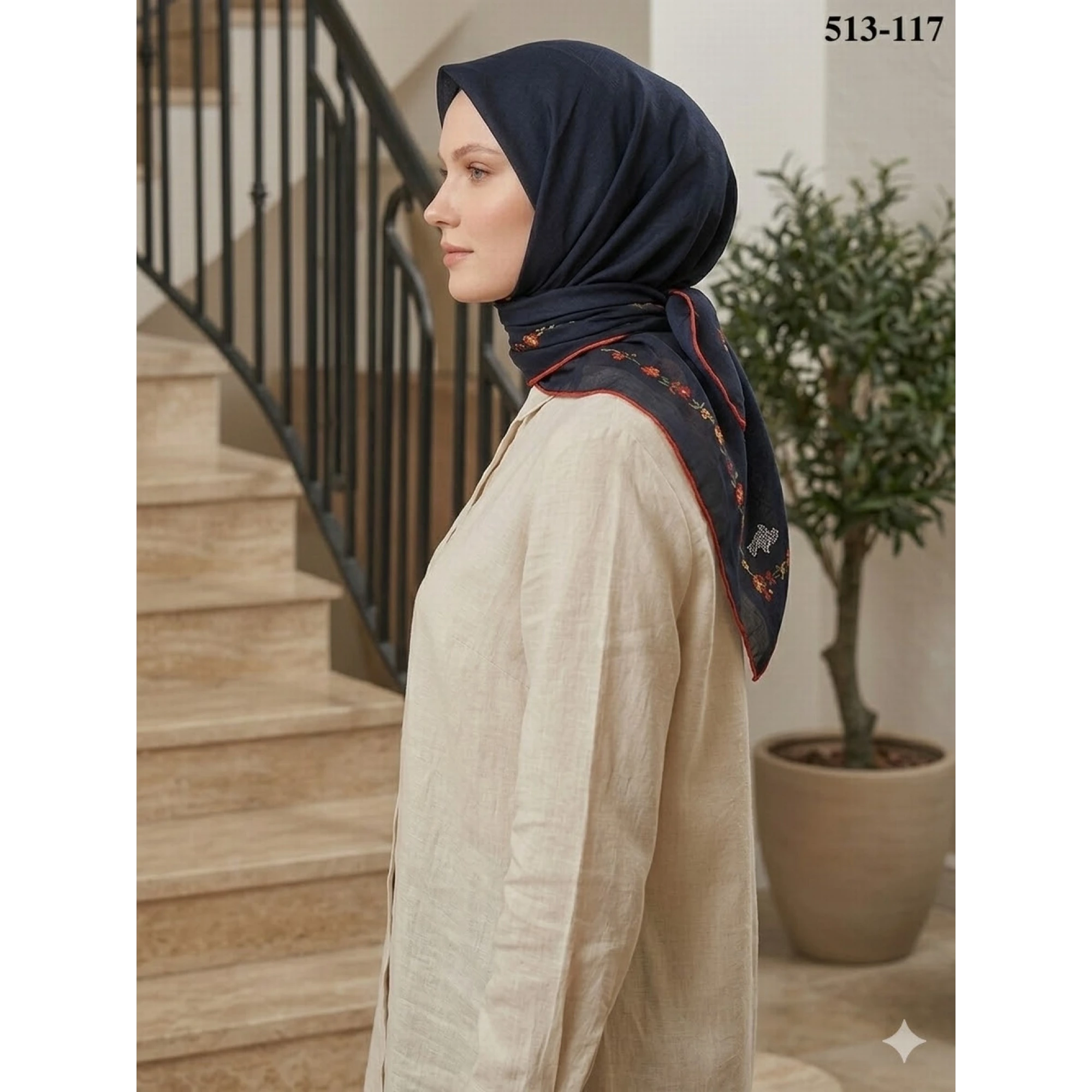 Bonjela Soft Pamuk Eşarp 513-117