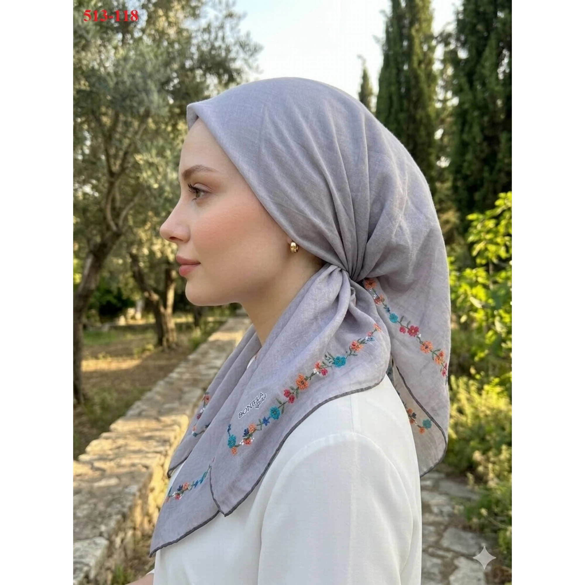 Bonjela Soft Pamuk Eşarp 513-118