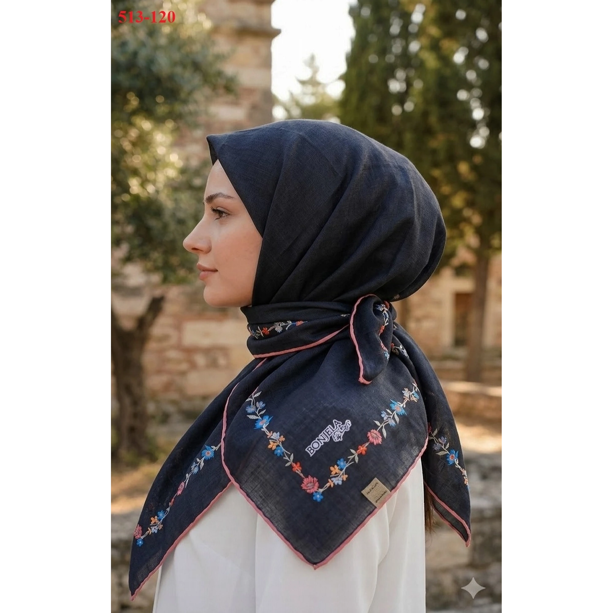 Bonjela Soft Pamuk Eşarp 513-120