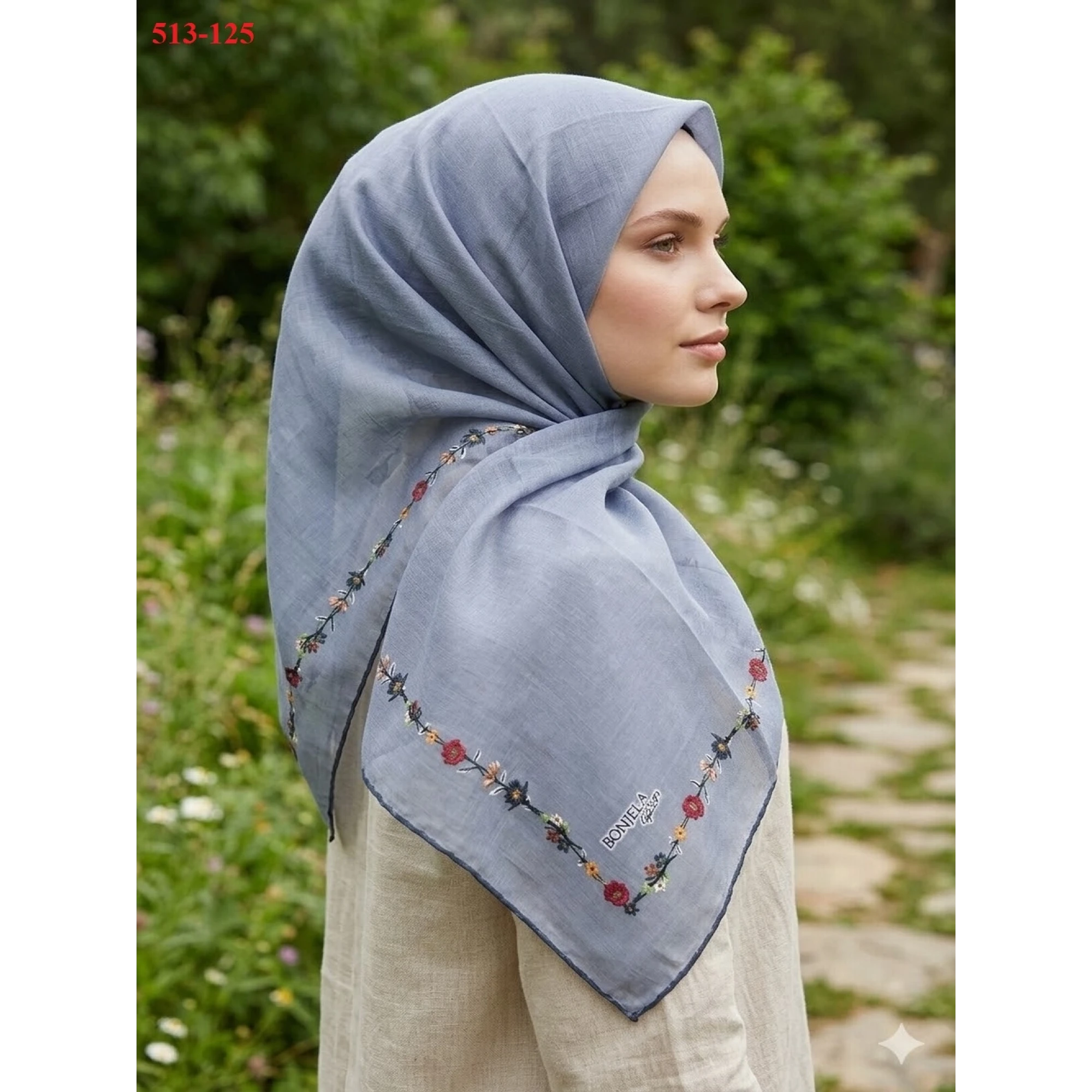 Bonjela Soft Pamuk Eşarp 513-125