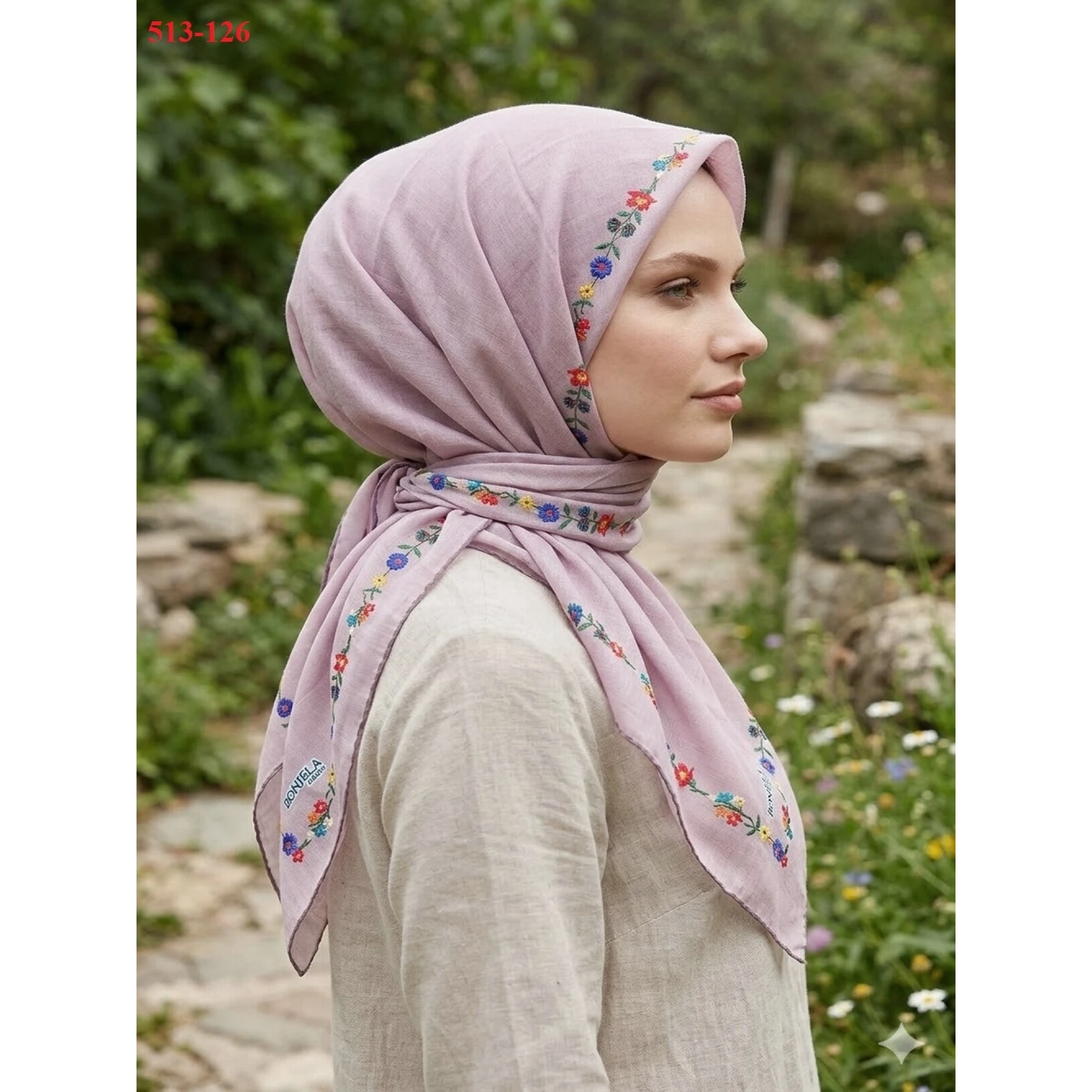 Bonjela Soft Pamuk Eşarp 513-126