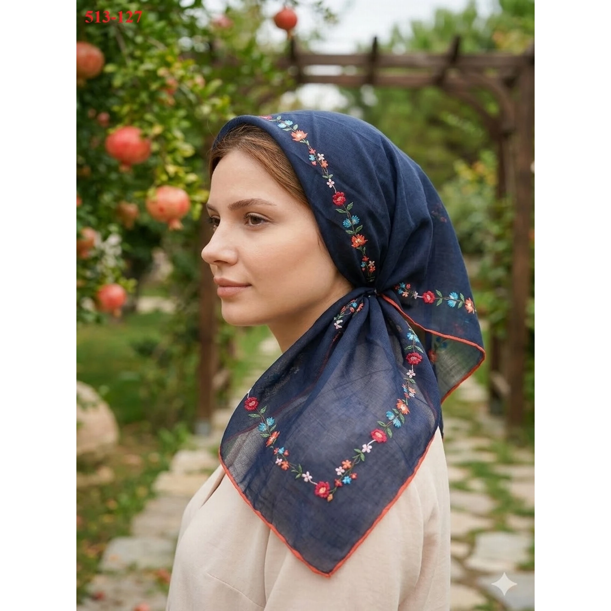 Bonjela Soft Pamuk Eşarp 513-127