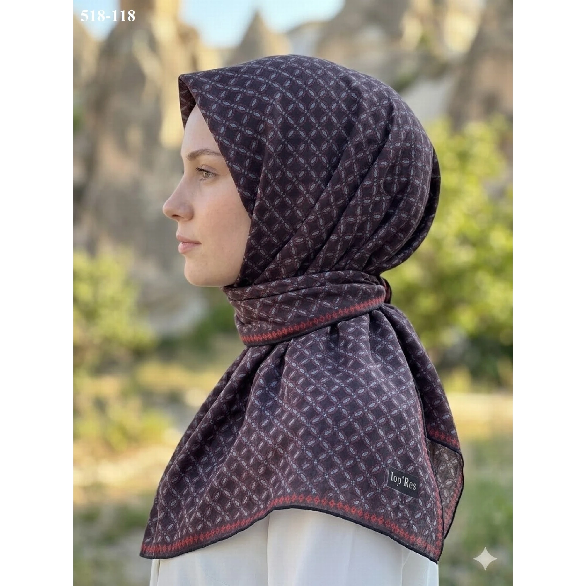 Lopres Dijital Soft Eşarp 518-118