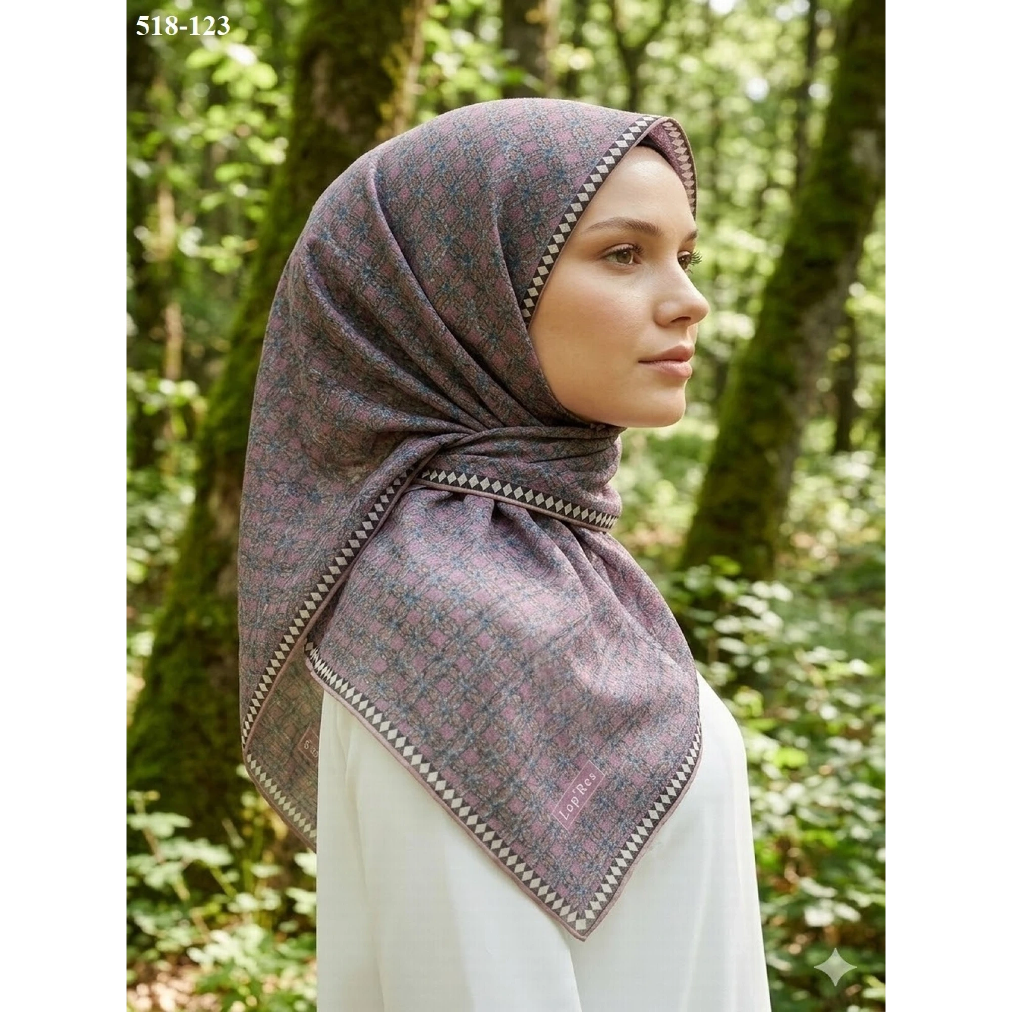 Lopres Dijital Soft Eşarp 518-123