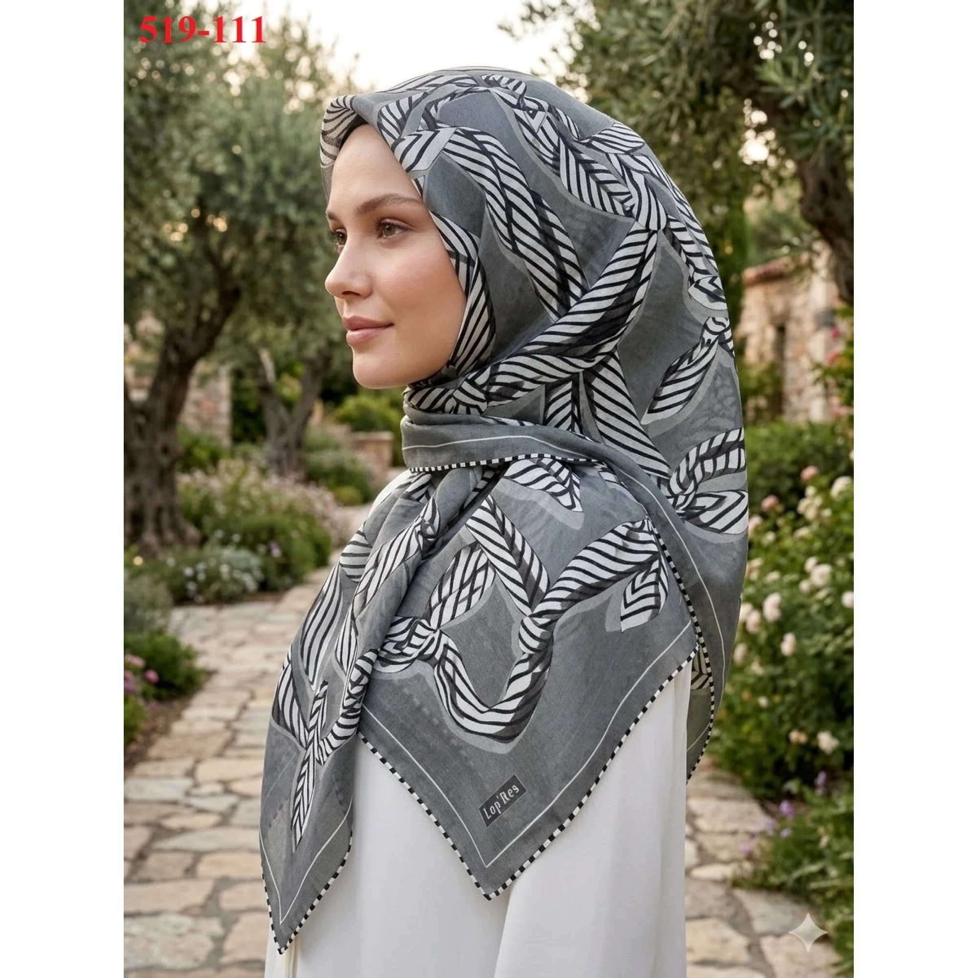 Lopres Dijital Soft Eşarp 519-111