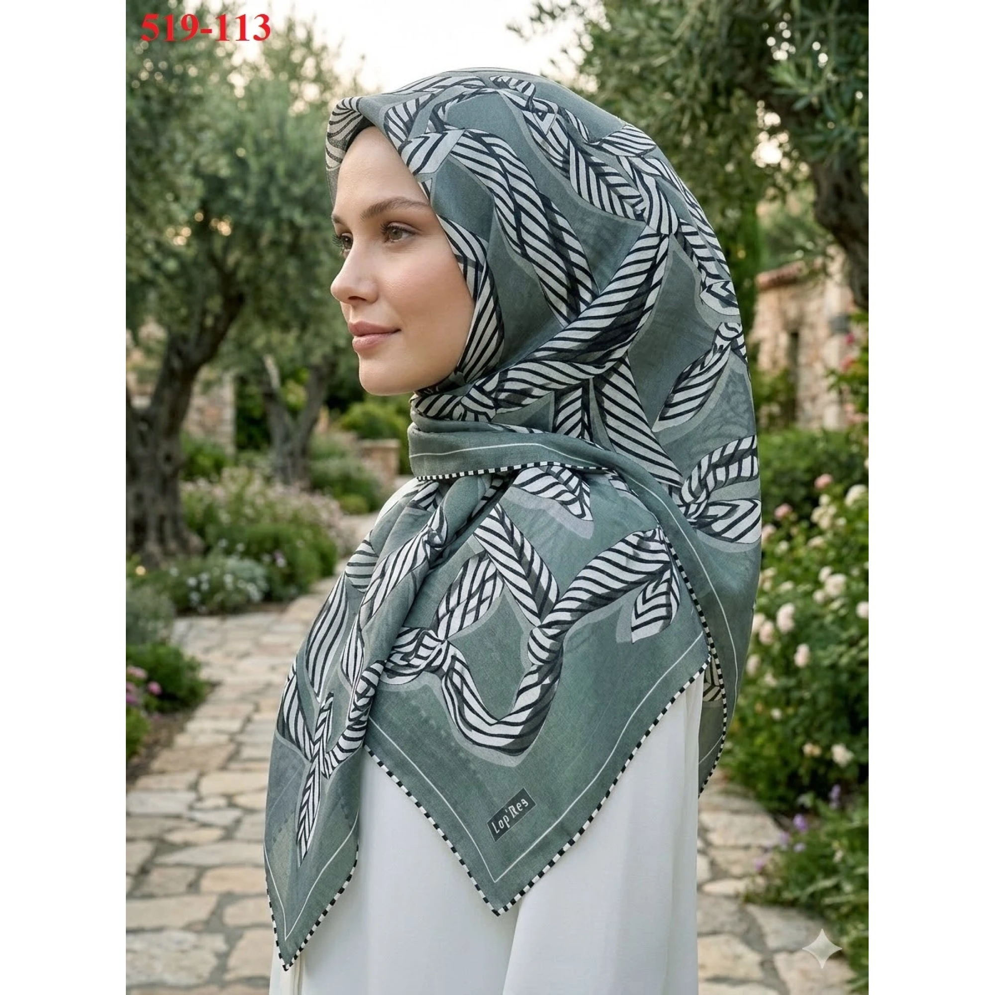 Lopres Dijital Soft Eşarp 519-113