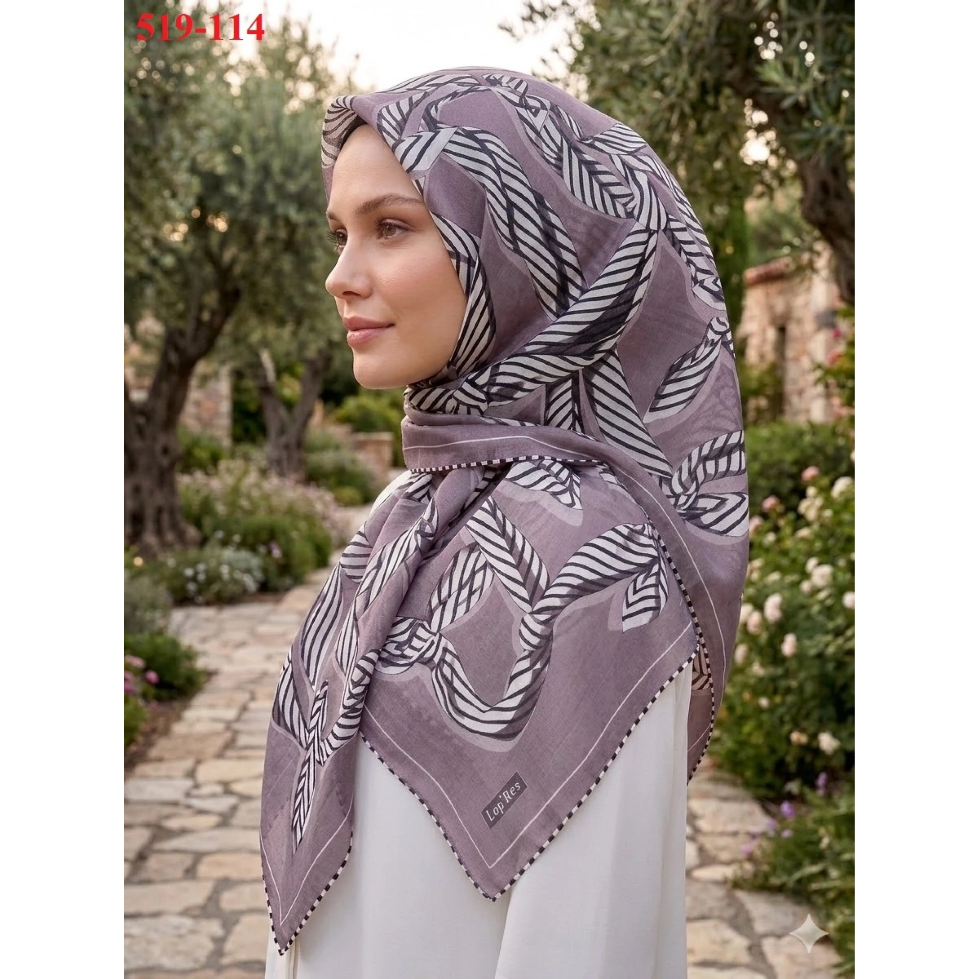 Lopres Dijital Soft Eşarp 519-114