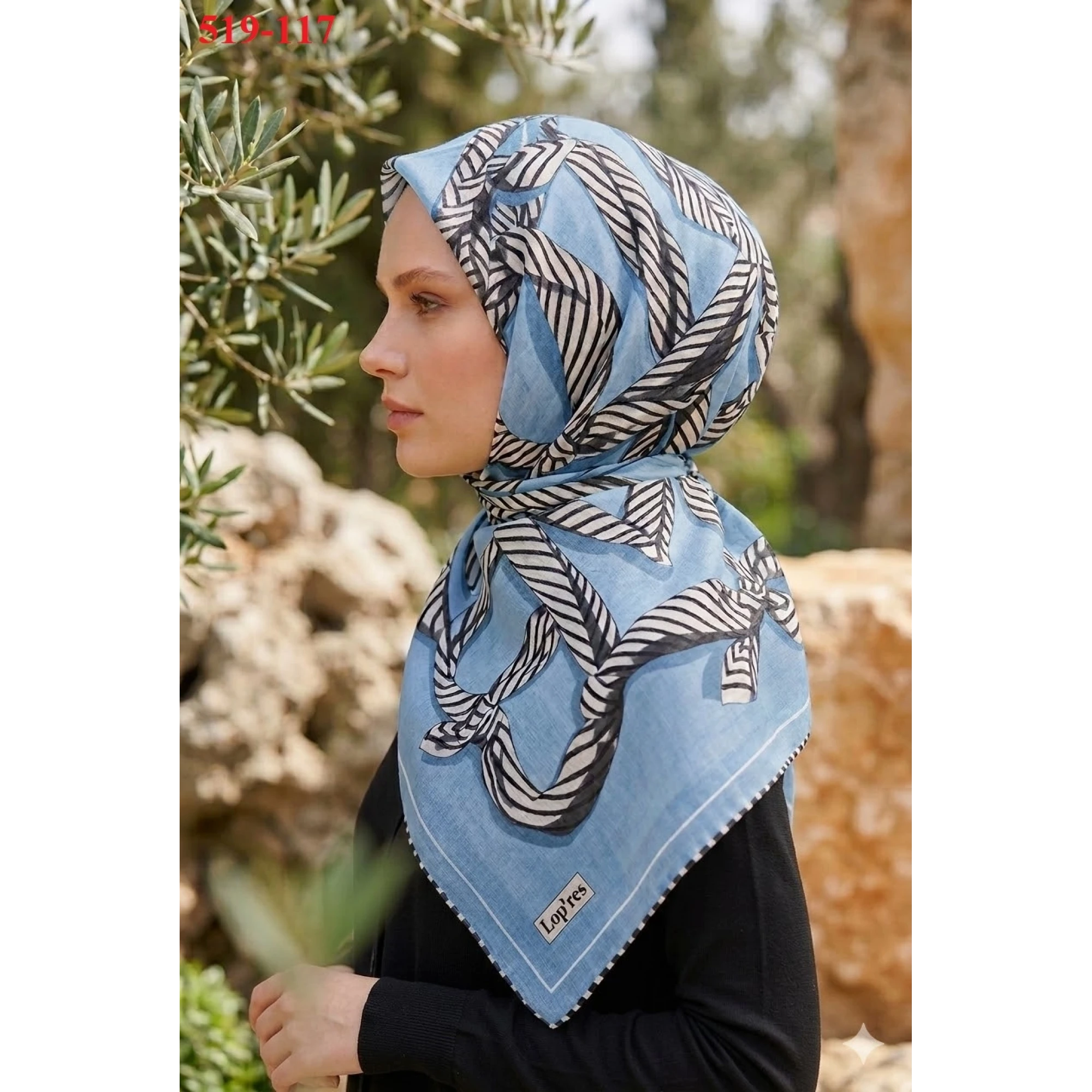 Lopres Dijital Soft Eşarp 519-117