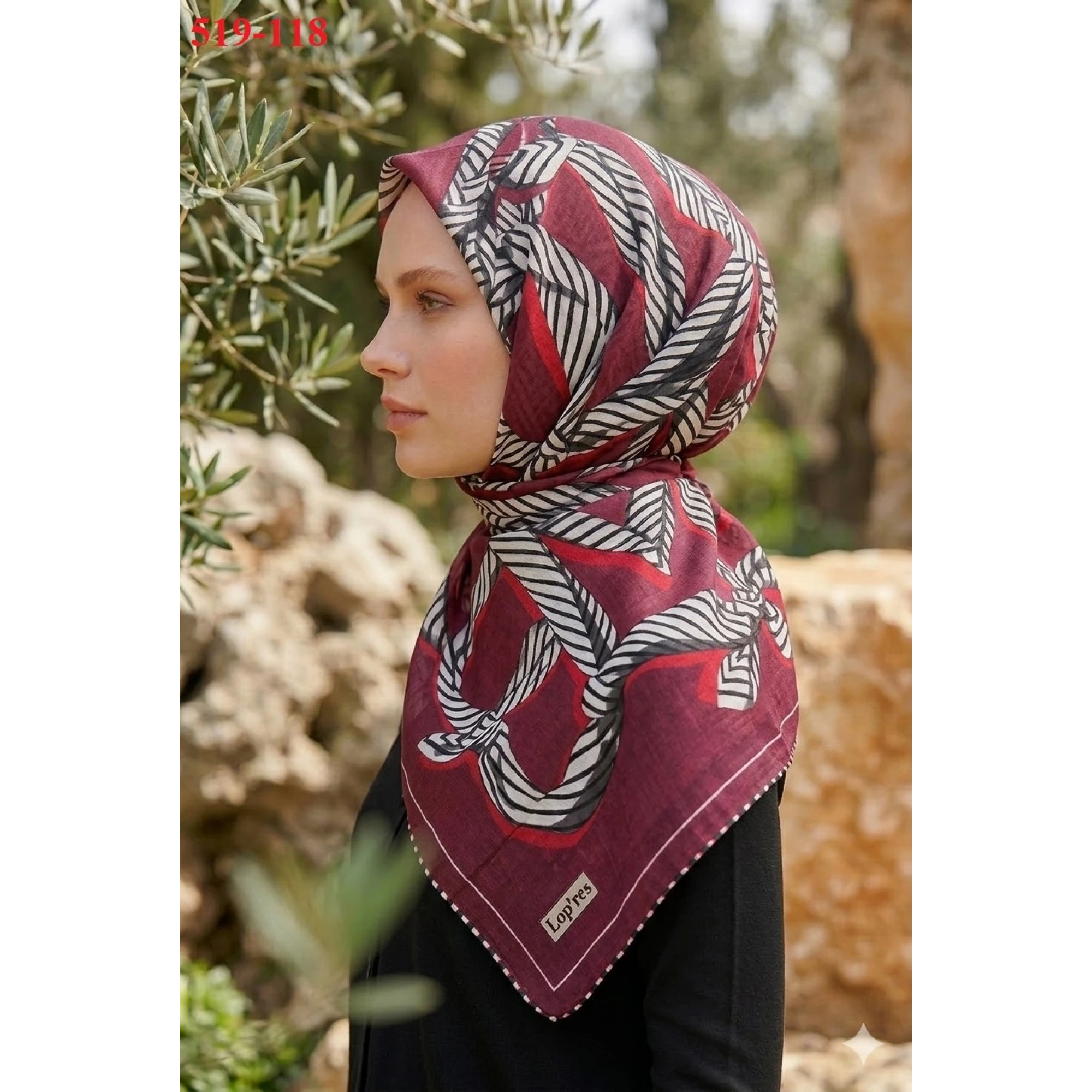 Lopres Dijital Soft Eşarp 519-118