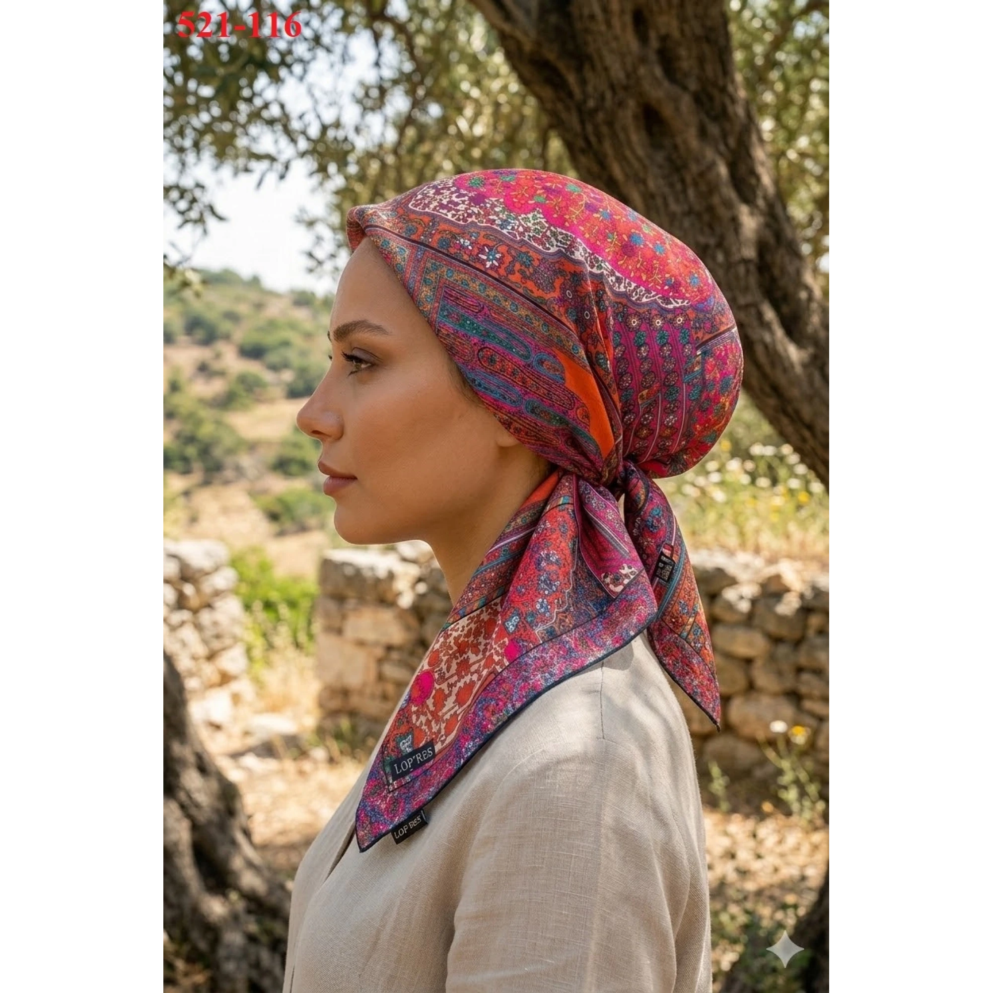 Lopres Dijital Soft Eşarp 521-116