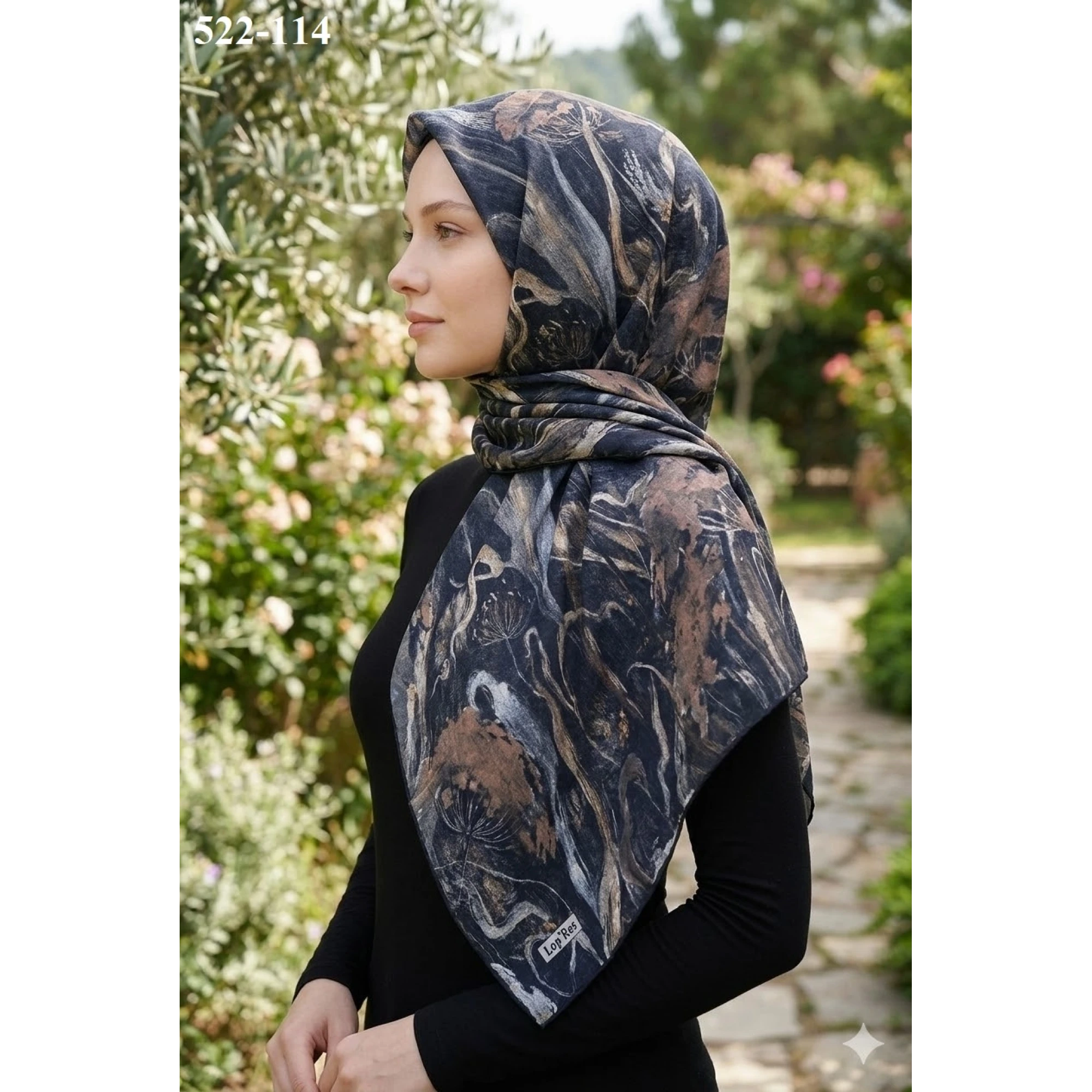 Lopres Dijital Soft Eşarp 522-114