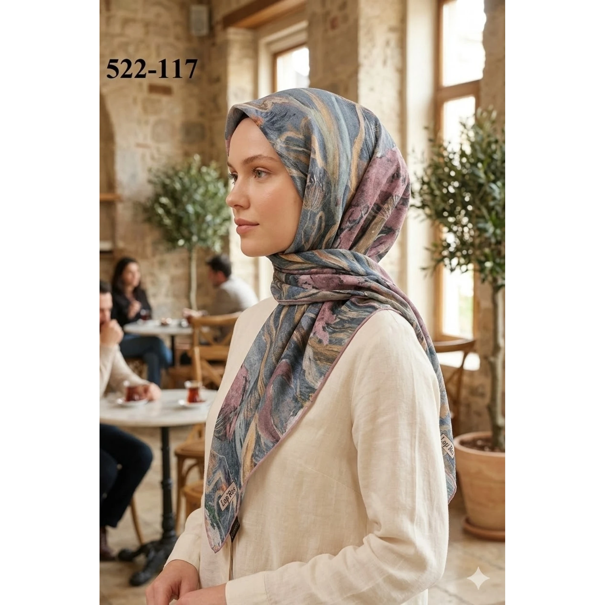 Lopres Dijital Soft Eşarp 522-117