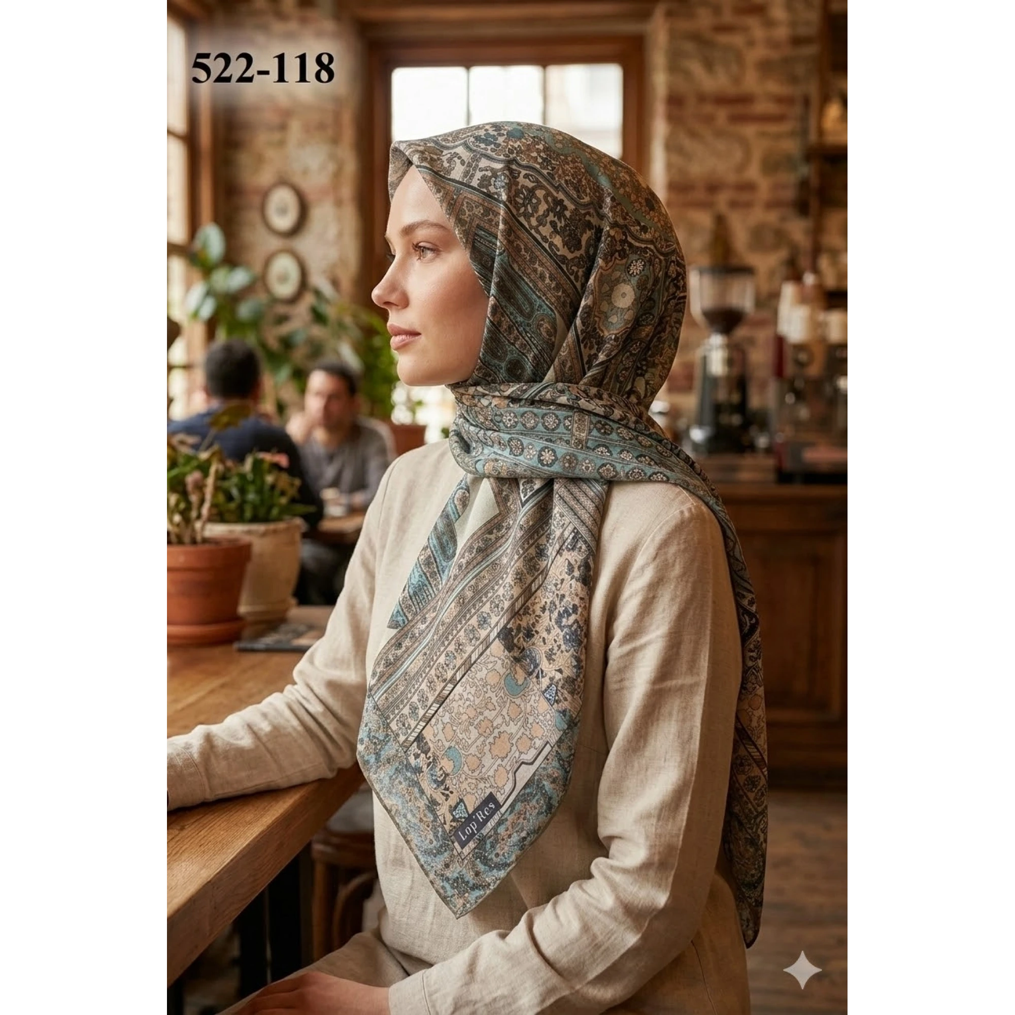 Lopres Dijital Soft Eşarp 522-118