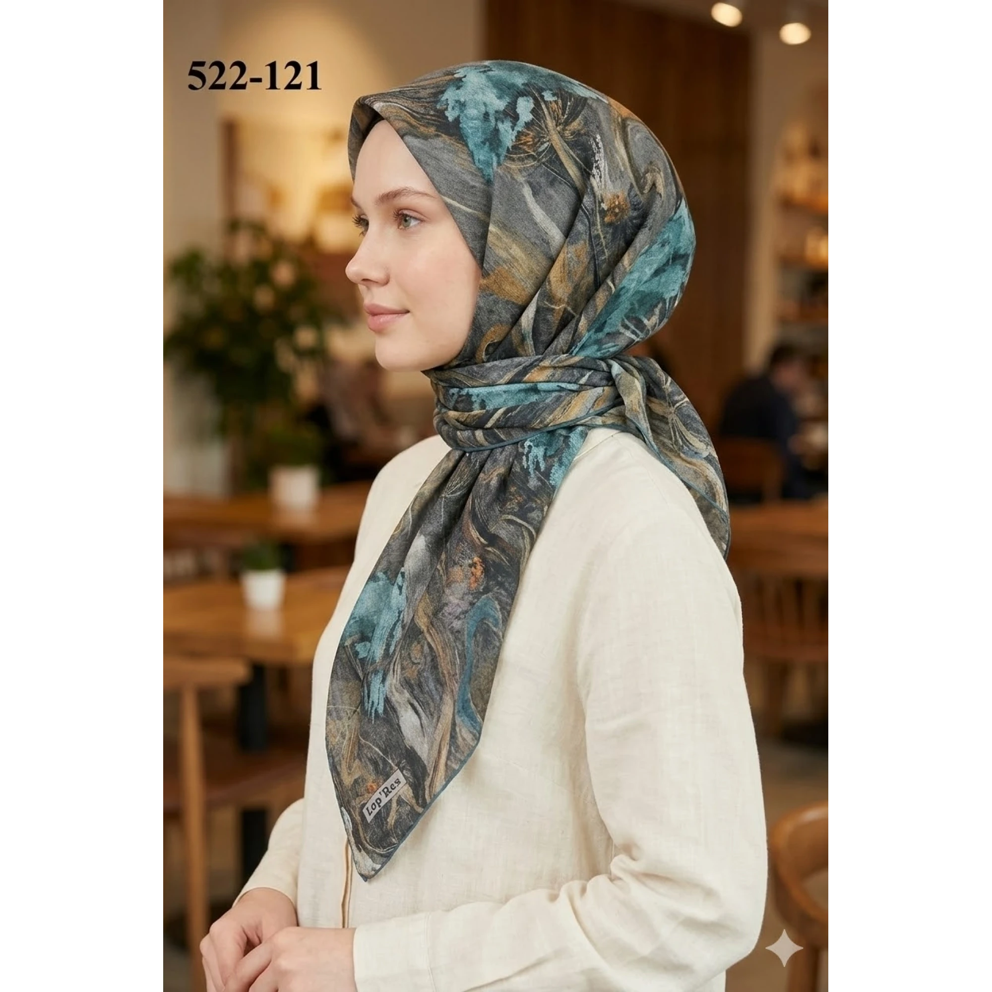 Lopres Dijital Soft Eşarp 522-121