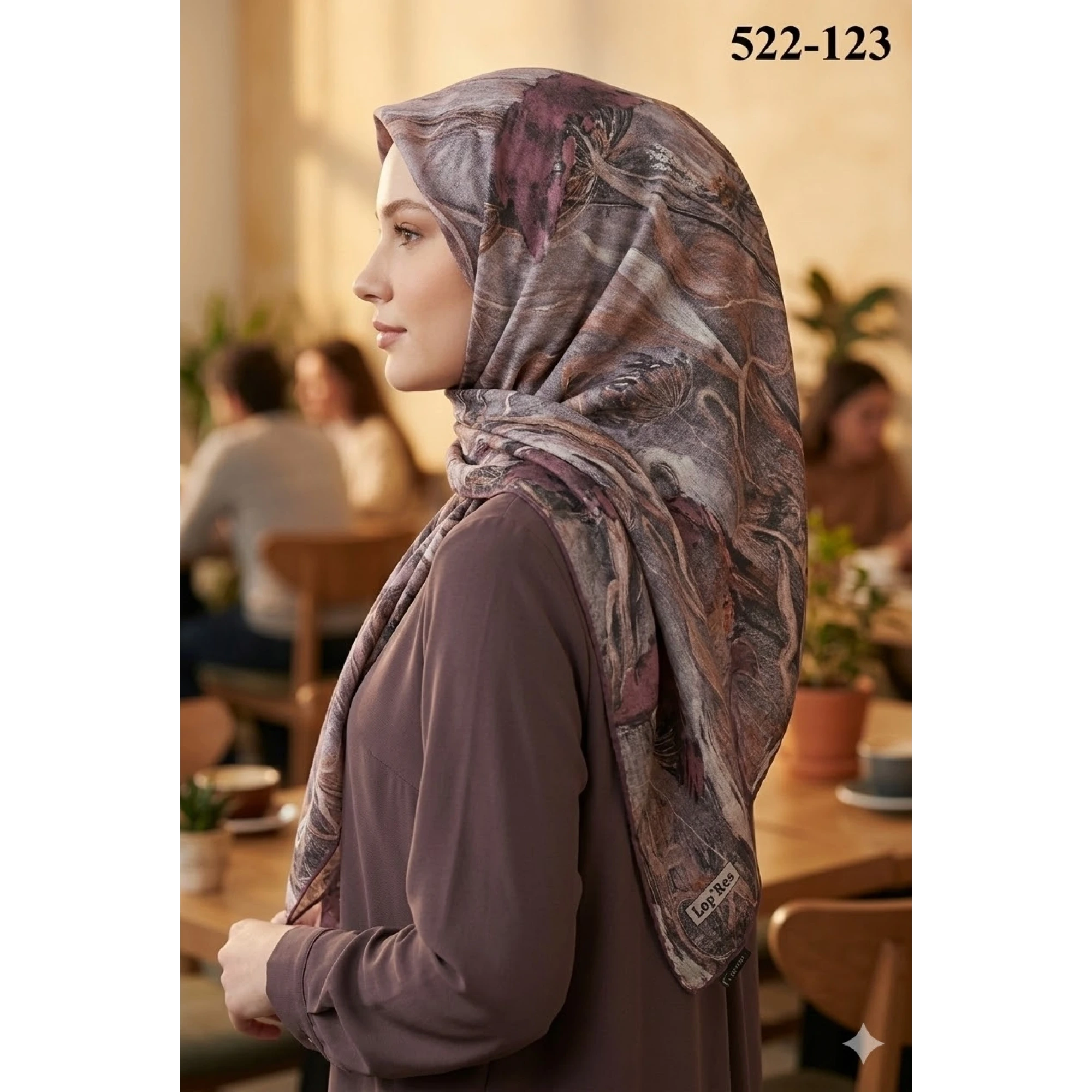 Lopres Dijital Soft Eşarp 522-123