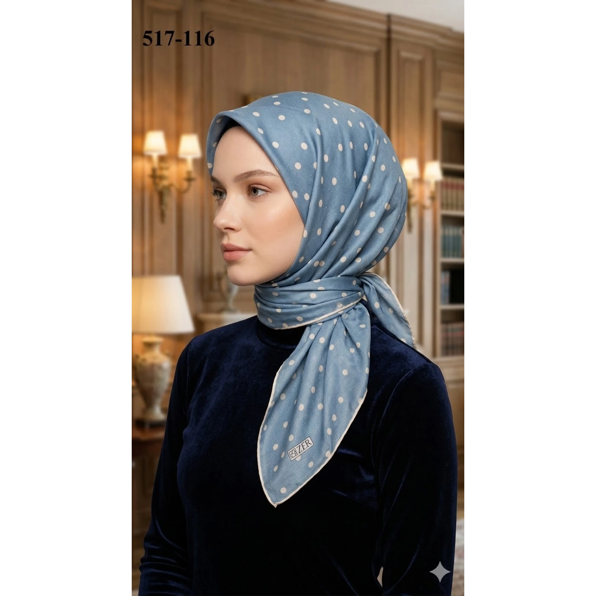 Zer Scarf Dijital Soft Eşarp 517-116