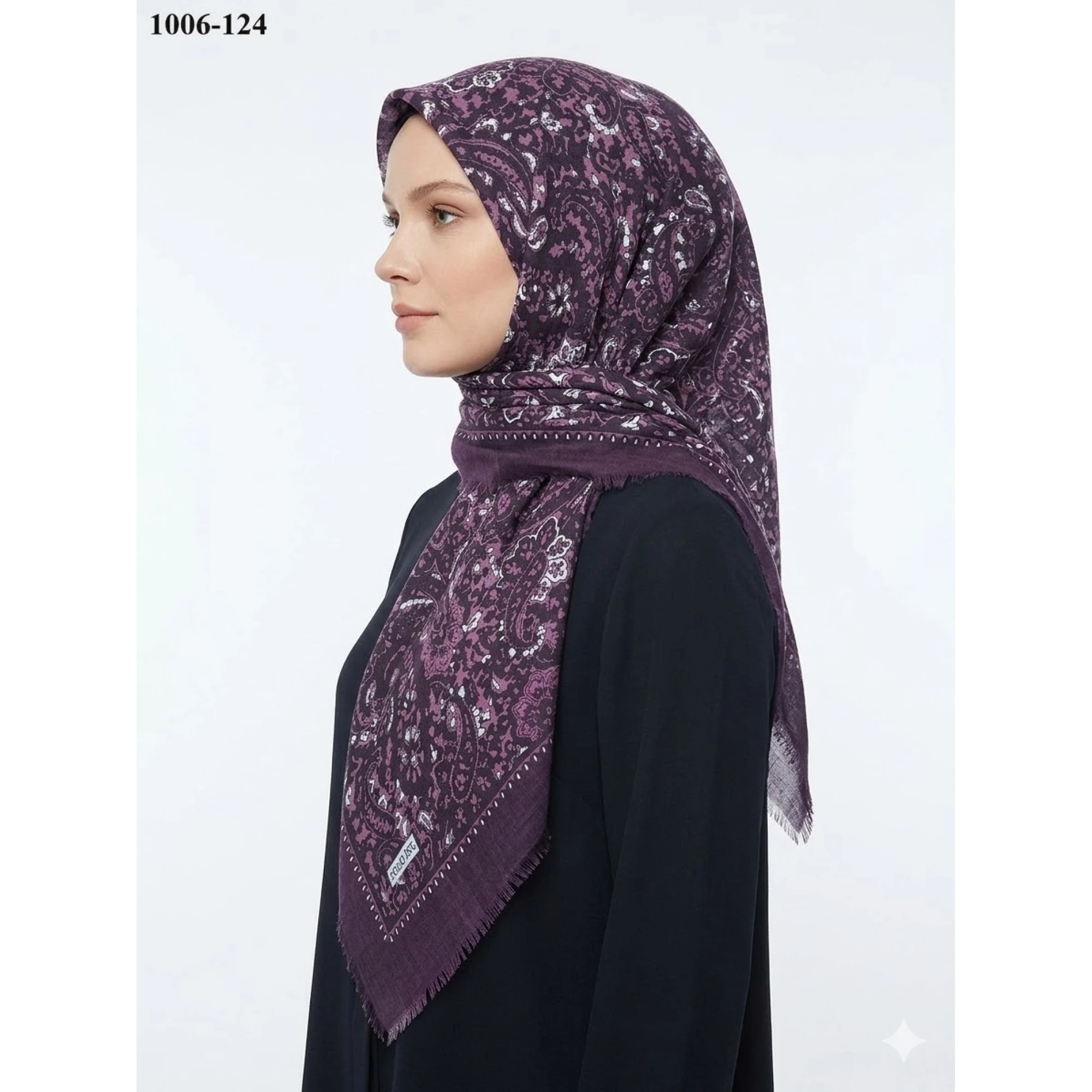 Polo İst Desenli Flamlı Pamuk Eşarp 1006-124