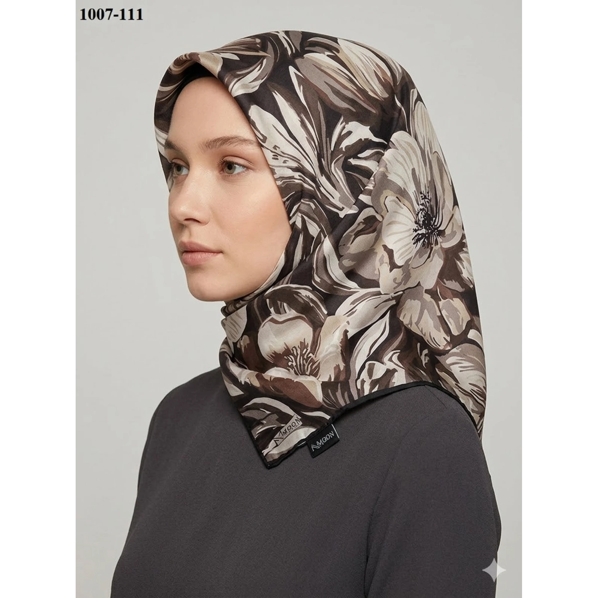 Moon Scarf Soft Pamuk Eşarp 1007-111