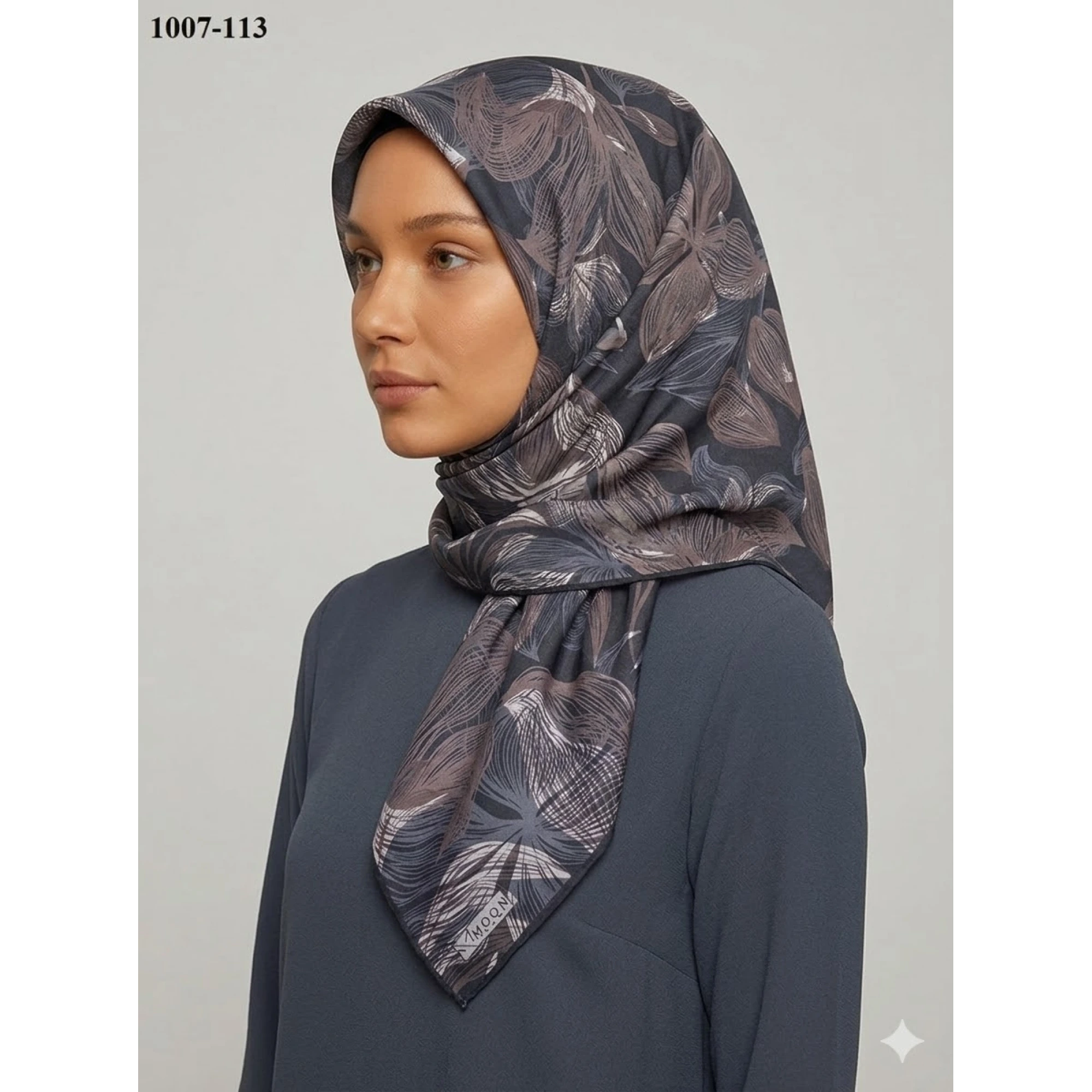 Moon Scarf Soft Pamuk Eşarp 1007-113