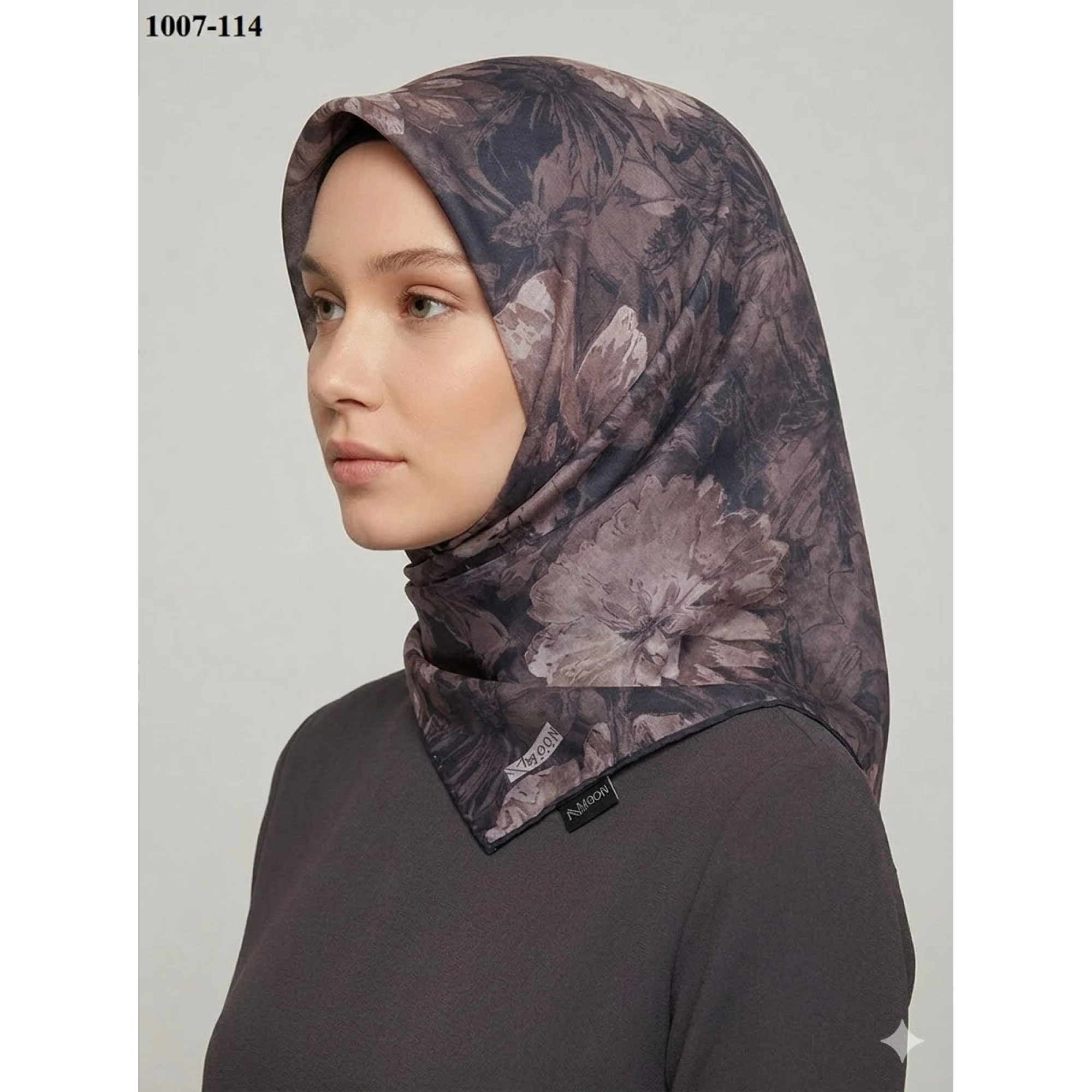 Moon Scarf Soft Pamuk Eşarp 1007-114