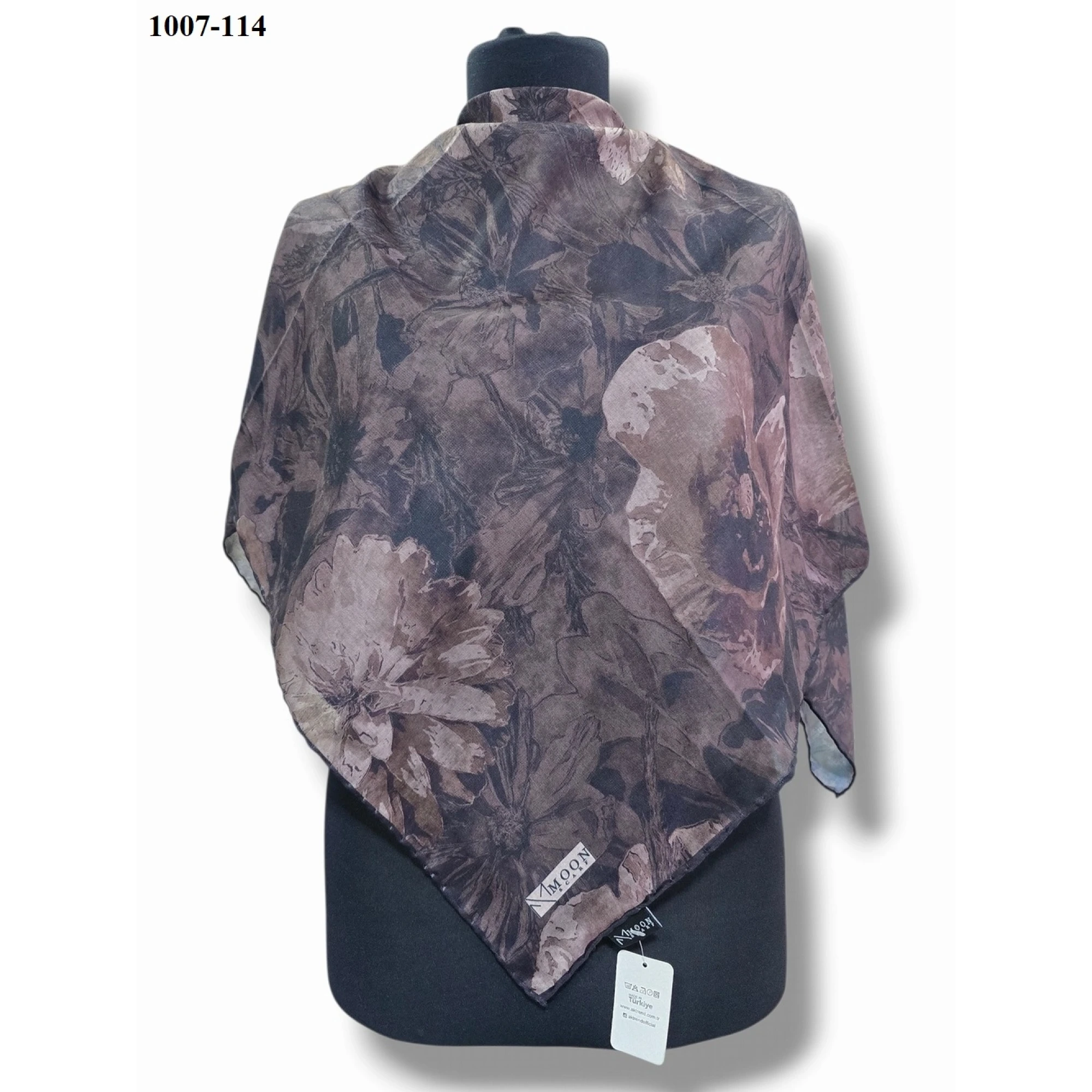 Moon Scarf Soft Pamuk Eşarp 1007-114