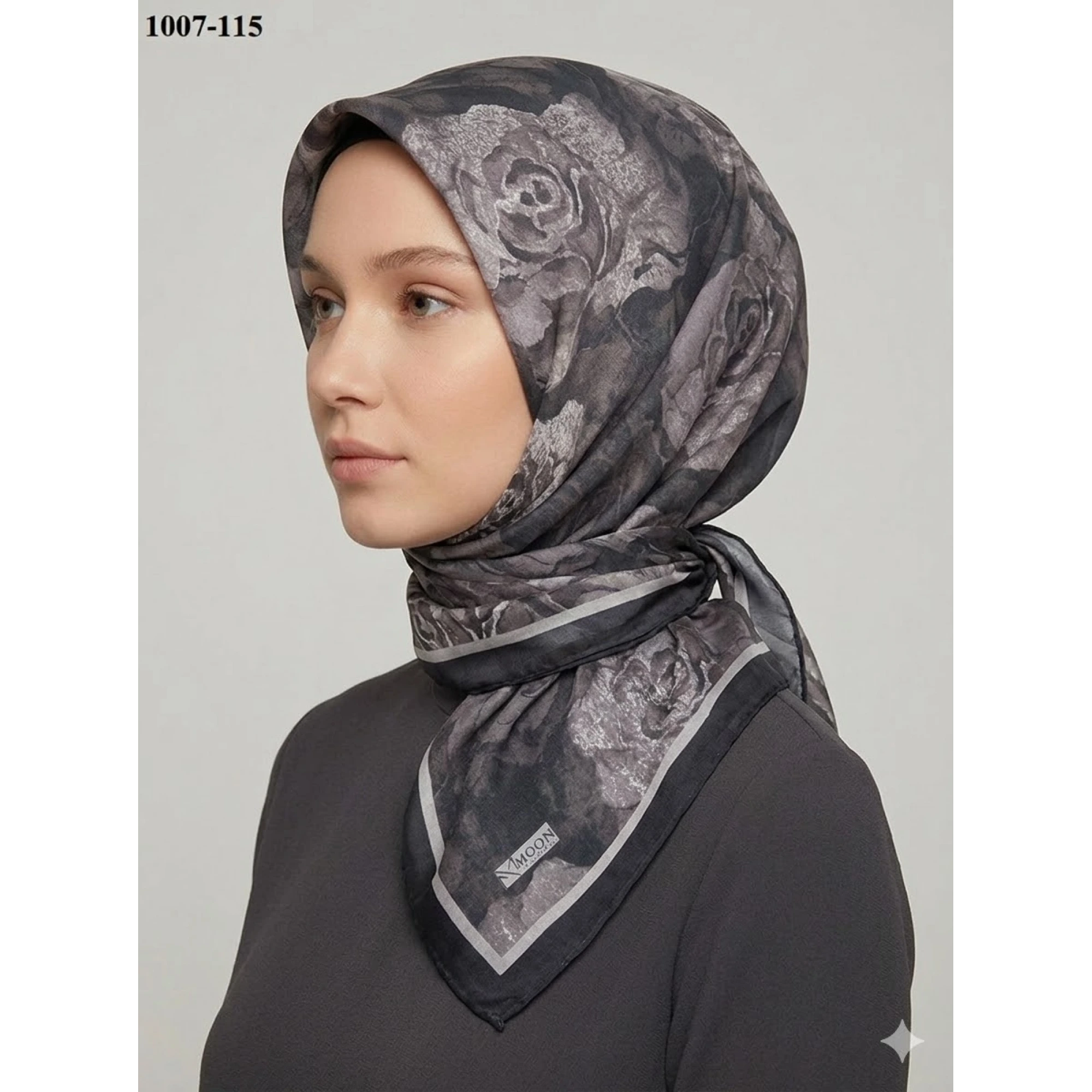 Moon Scarf Soft Pamuk Eşarp 1007-115