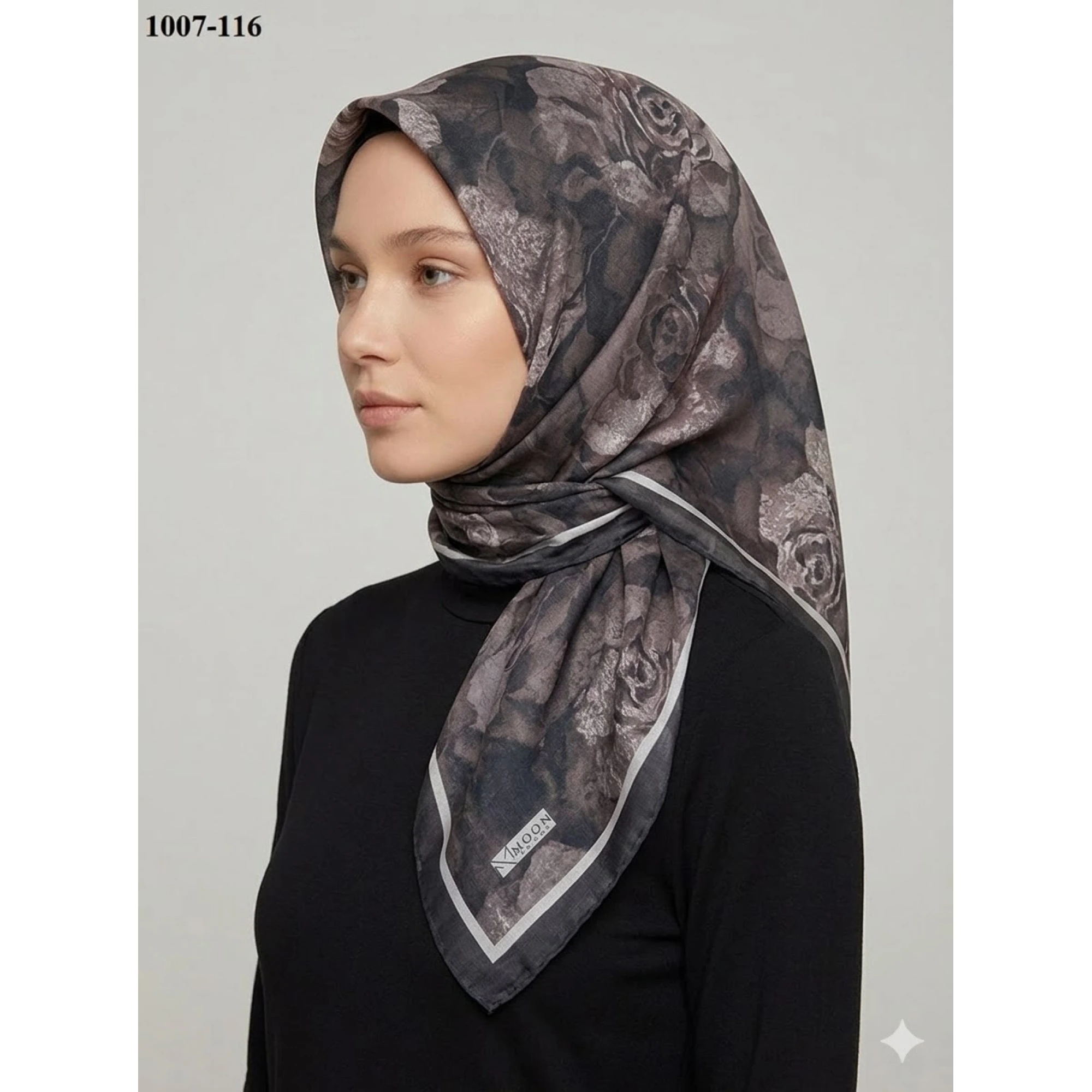 Moon Scarf Soft Pamuk Eşarp 1007-116