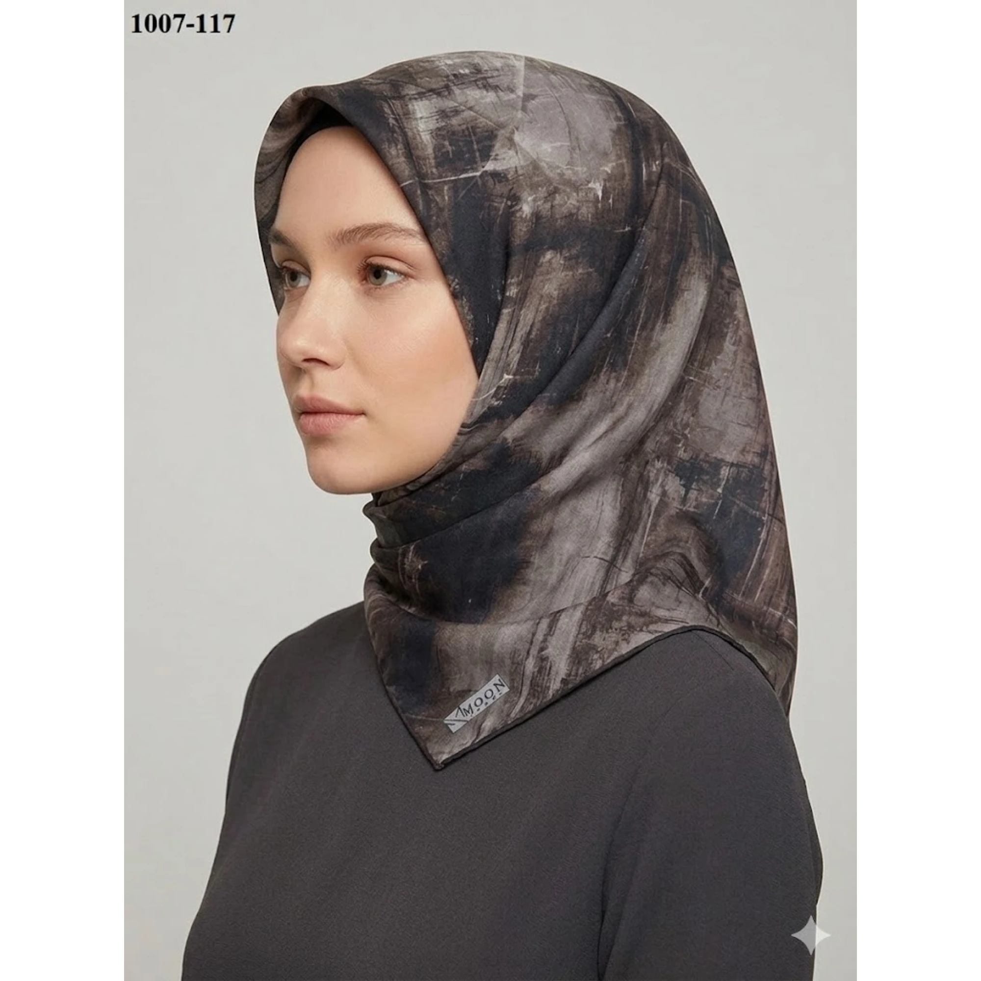 Moon Scarf Soft Pamuk Eşarp 1007-117