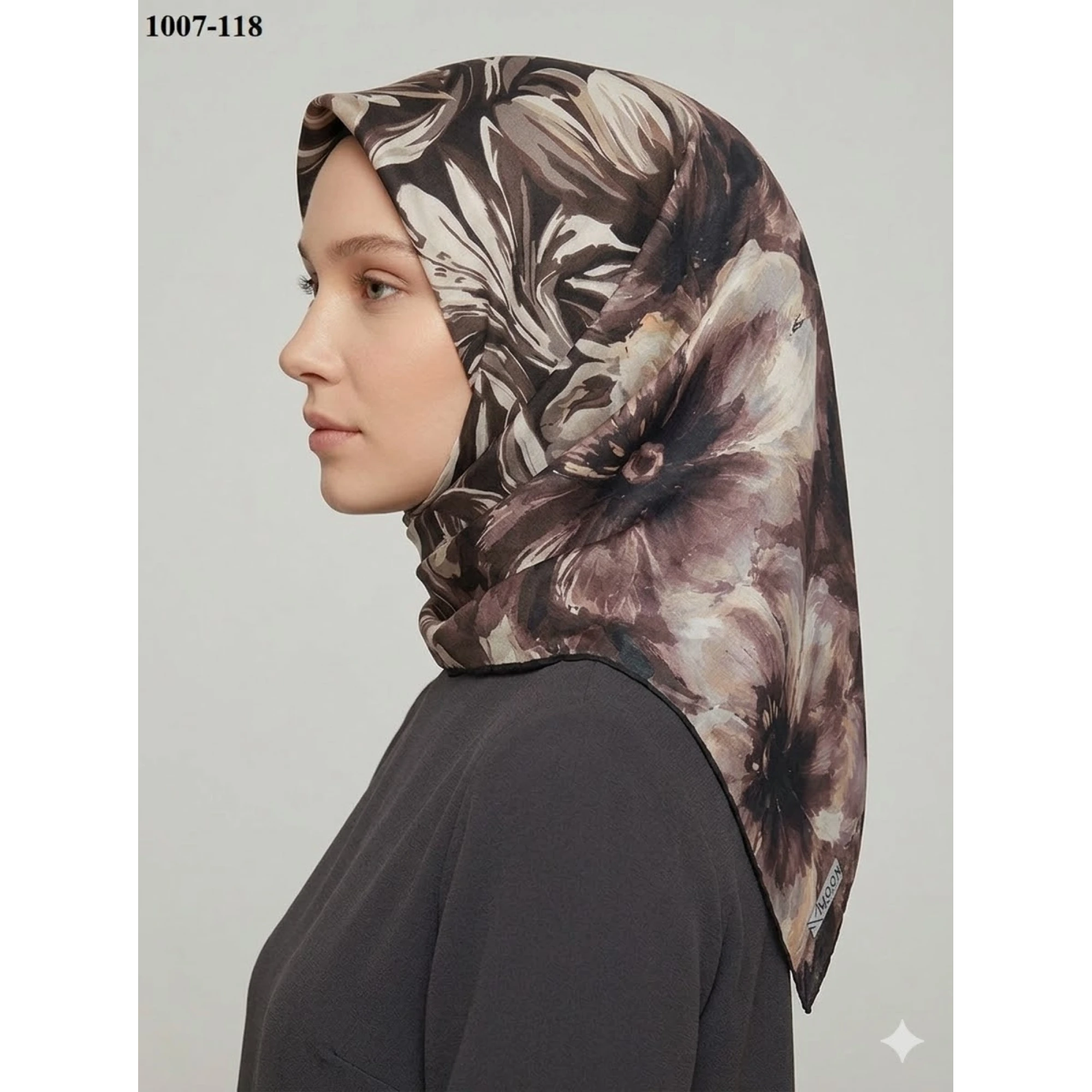 Moon Scarf Soft Pamuk Eşarp 1007-118