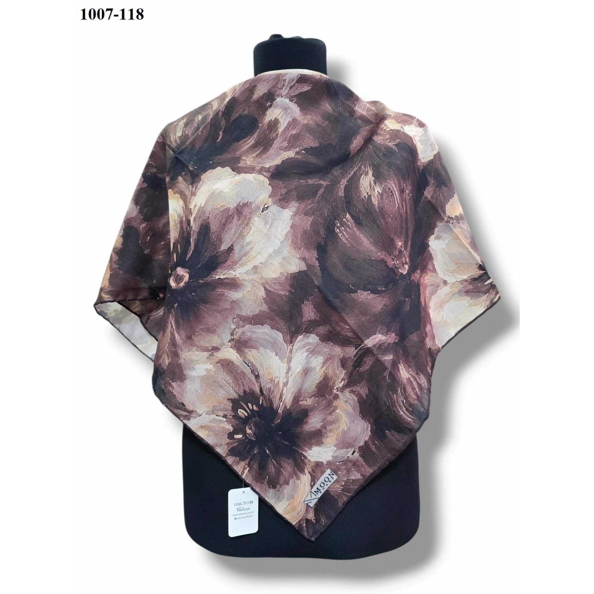 Moon Scarf Soft Pamuk Eşarp 1007-118