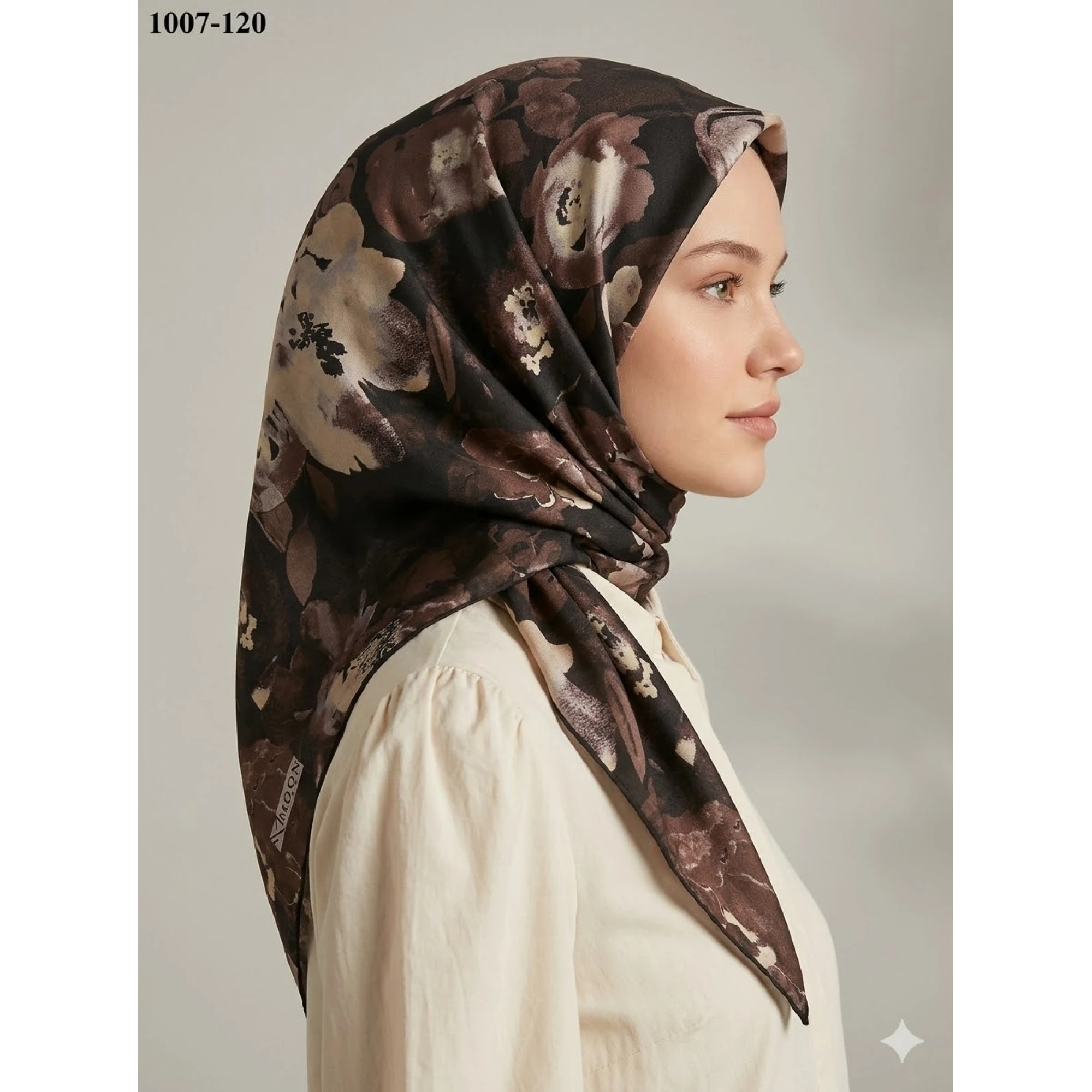 Moon Scarf Soft Pamuk Eşarp 1007-120