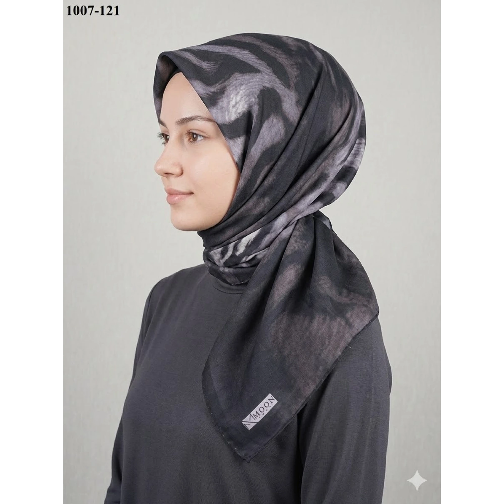 Moon Scarf Soft Pamuk Eşarp 1007-121