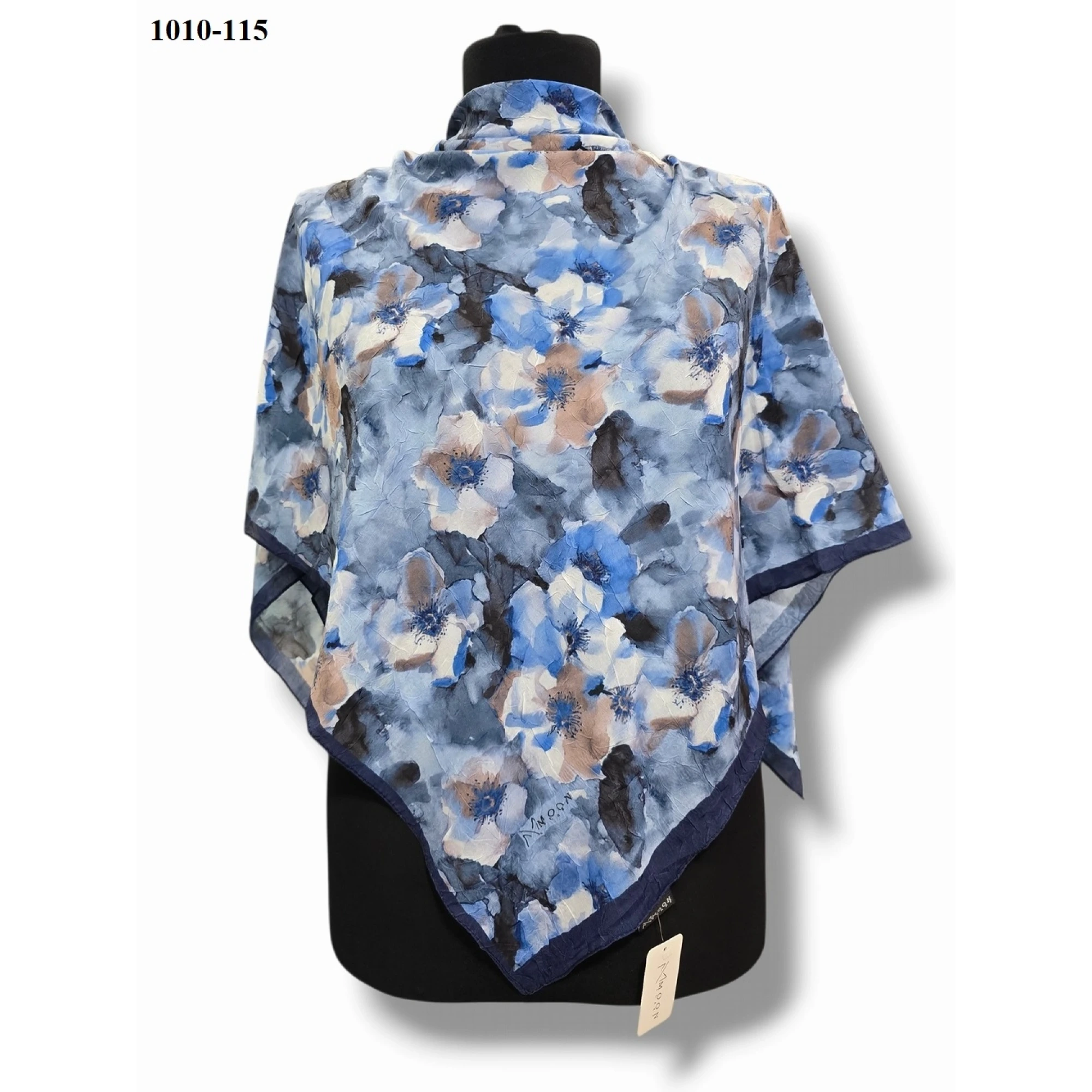 Moon Scarf Desenli Bambu Pamuk Eşarp 1010-115