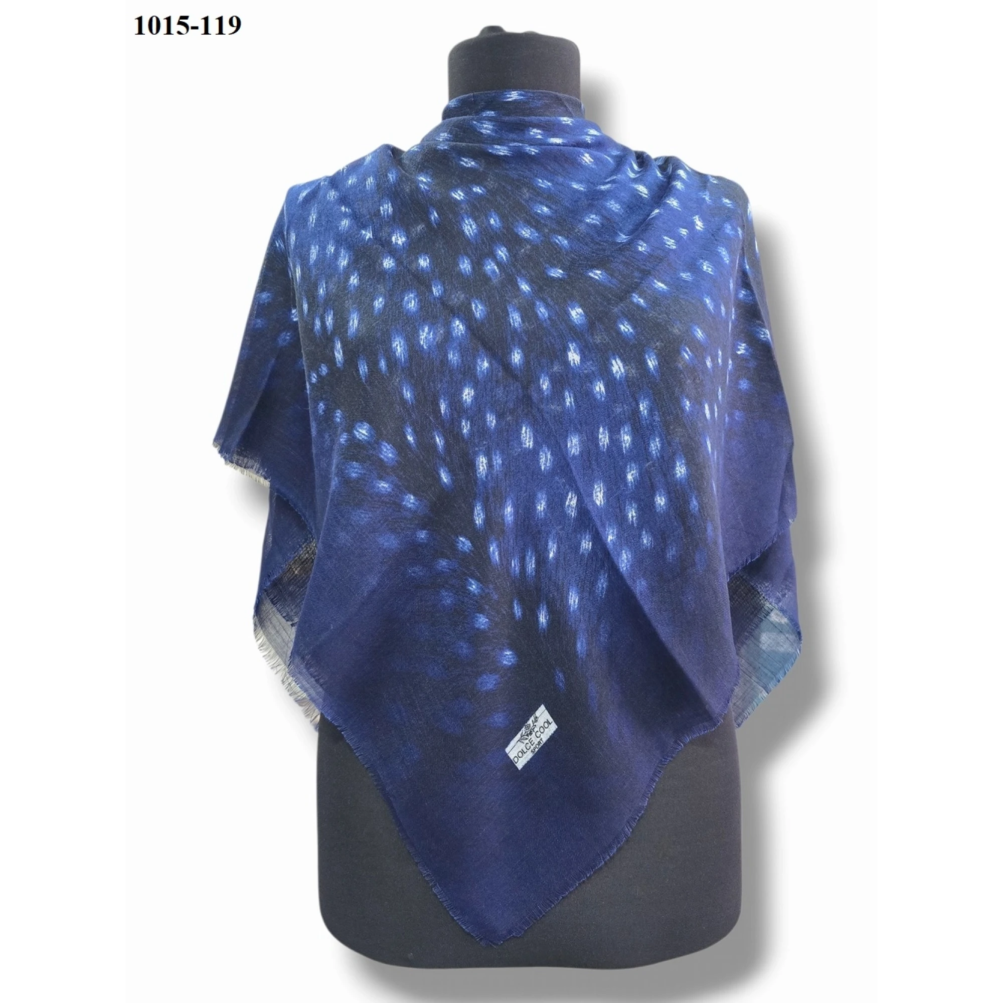 Dolce Cool Desenli Flamlı Pamuk Eşarp 1015-119