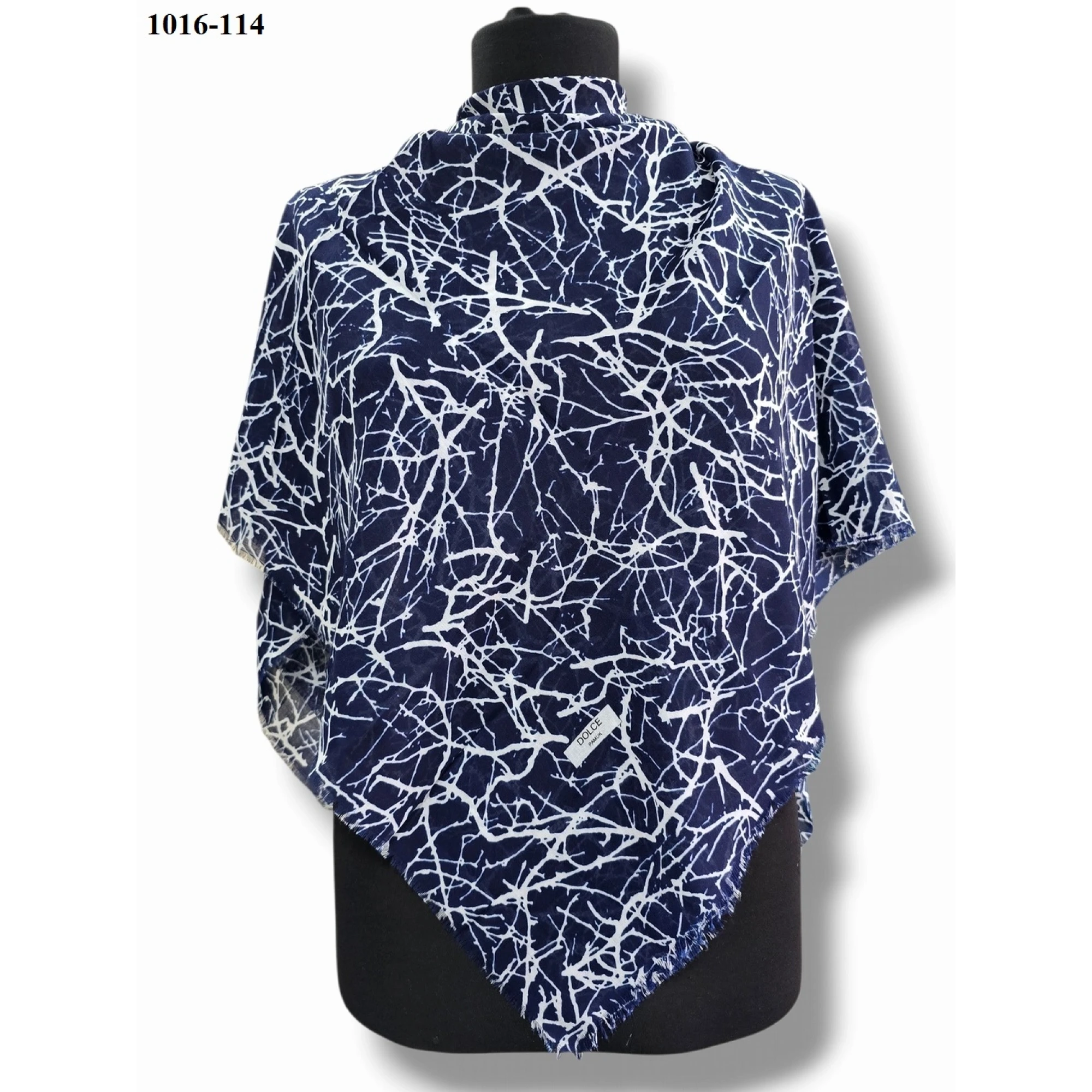 Dolce Cool Desenli Dimi Pamuk Eşarp 1016-114