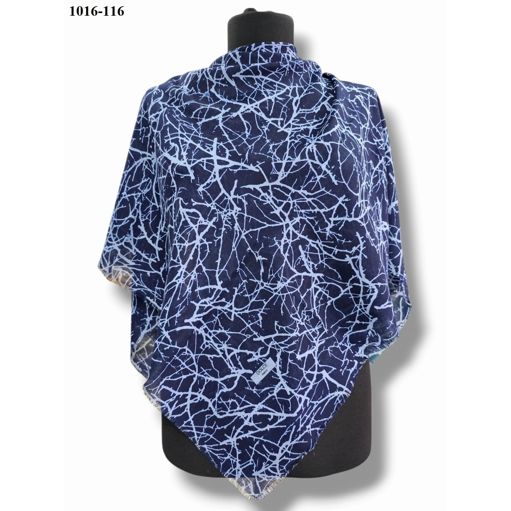 Dolce Cool Desenli Dimi Pamuk Eşarp 1016-116