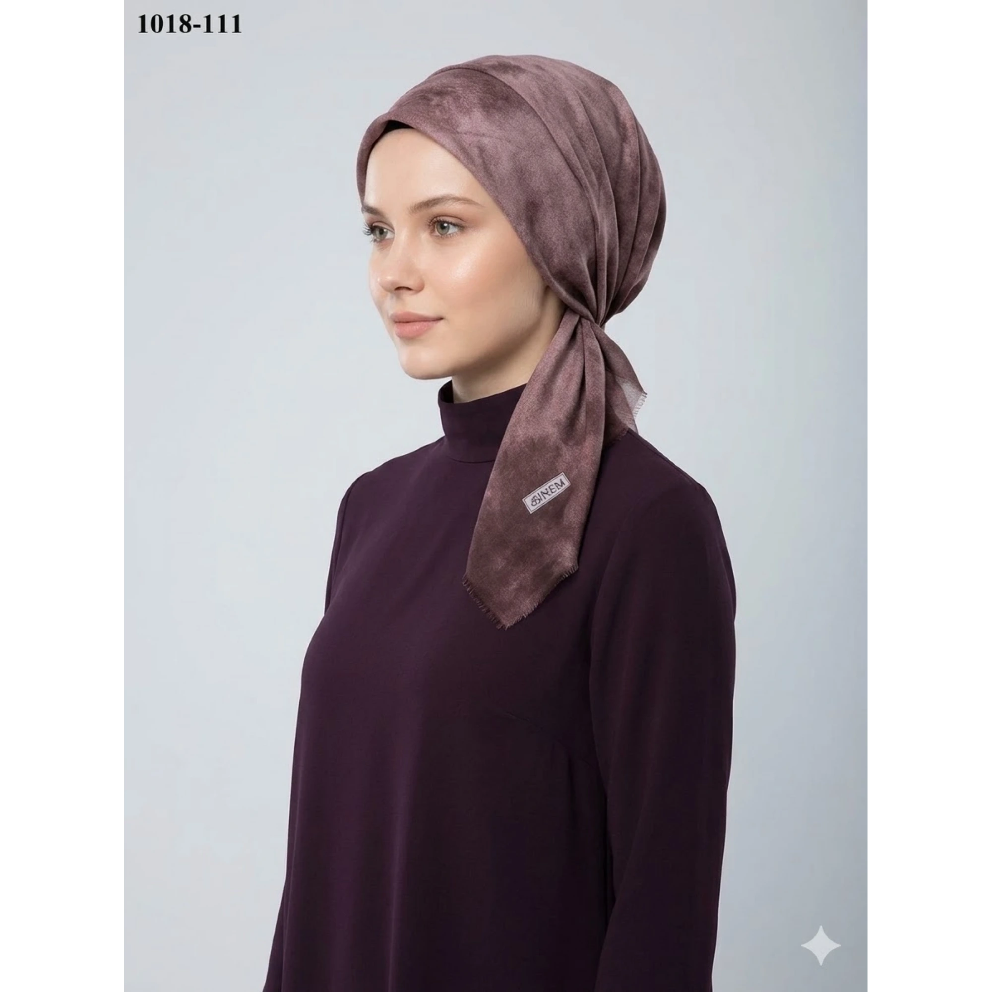 Sinem Desenli Dimi Pamuk Eşarp 1018-111