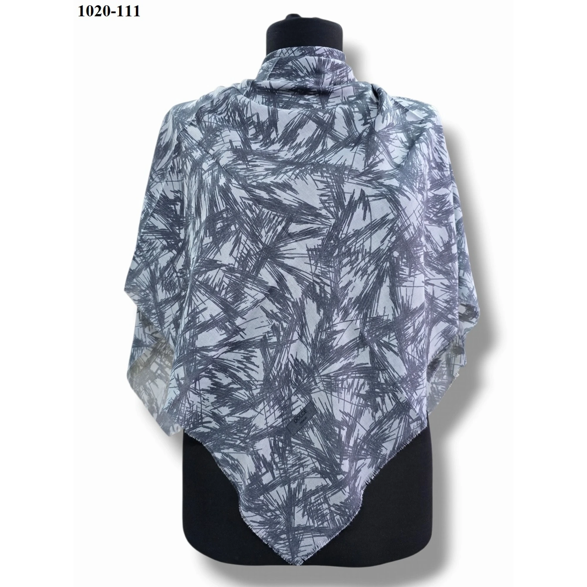 Dolce Cool Desenli Dimi Pamuk Eşarp 1020-111