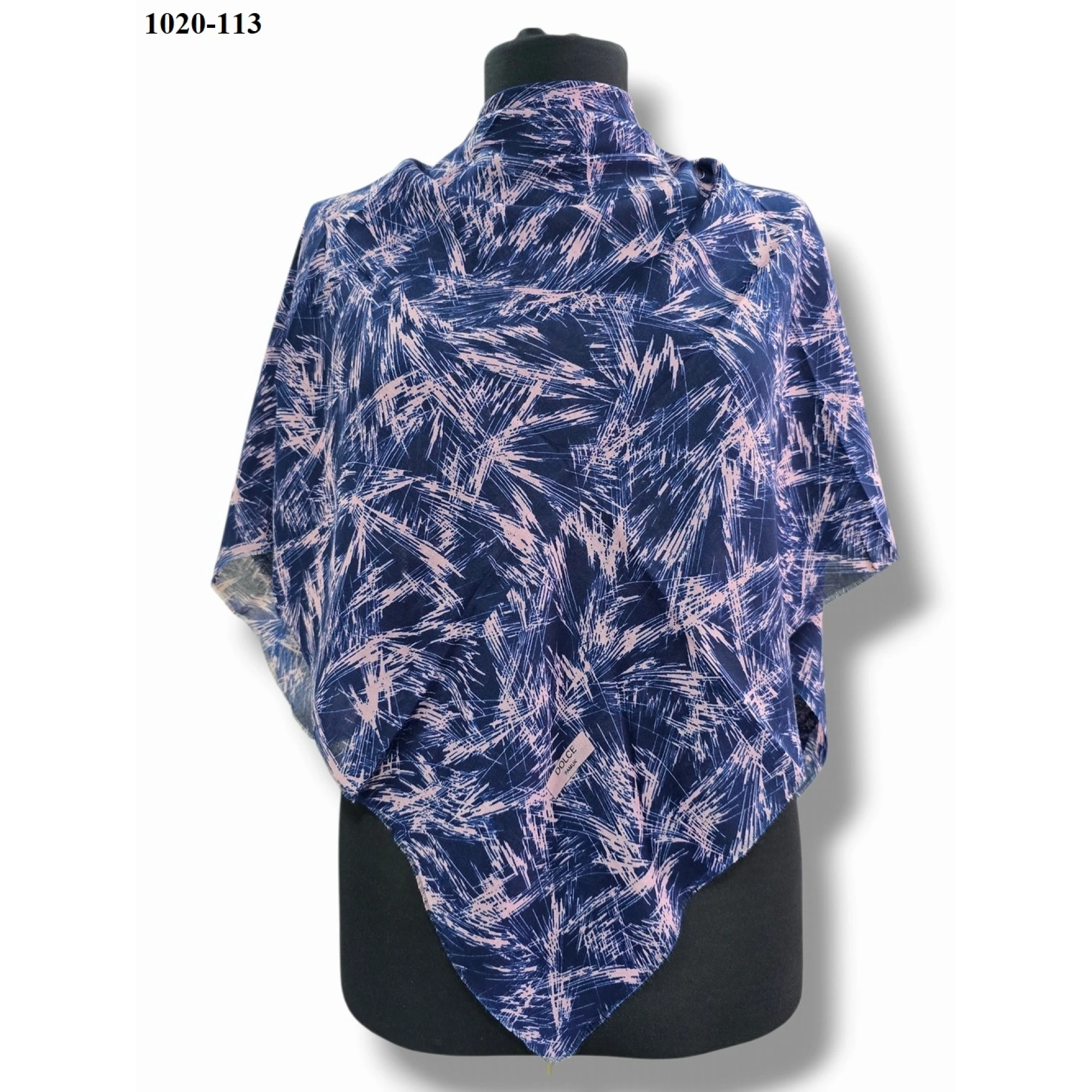 Dolce Cool Desenli Dimi Pamuk Eşarp 1020-113