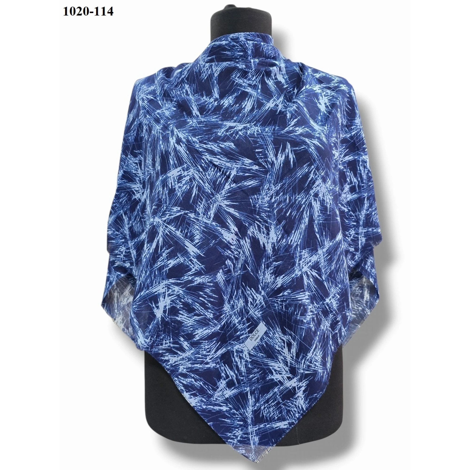 Dolce Cool Desenli Dimi Pamuk Eşarp 1020-114