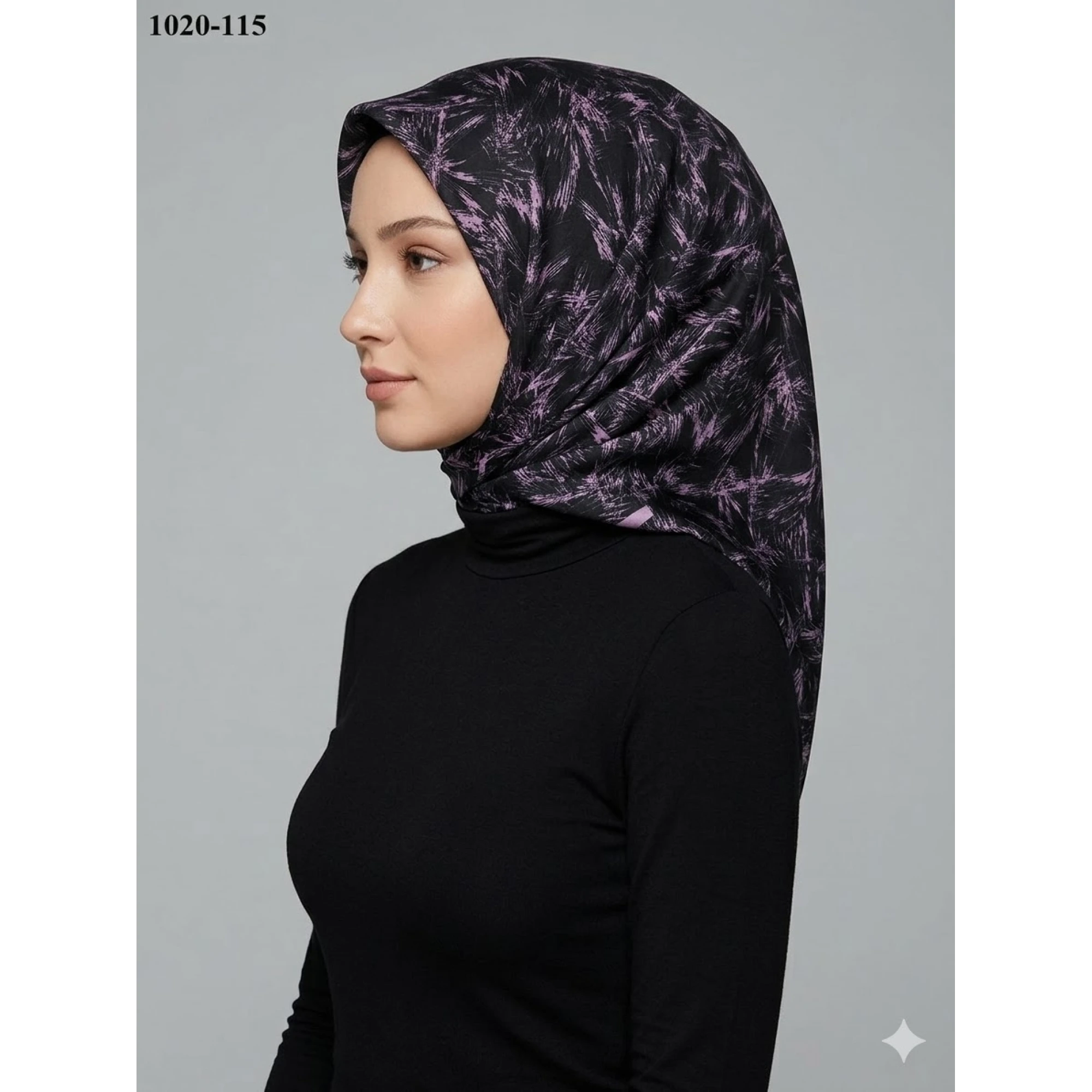 Dolce Cool Desenli Dimi Pamuk Eşarp 1020-115